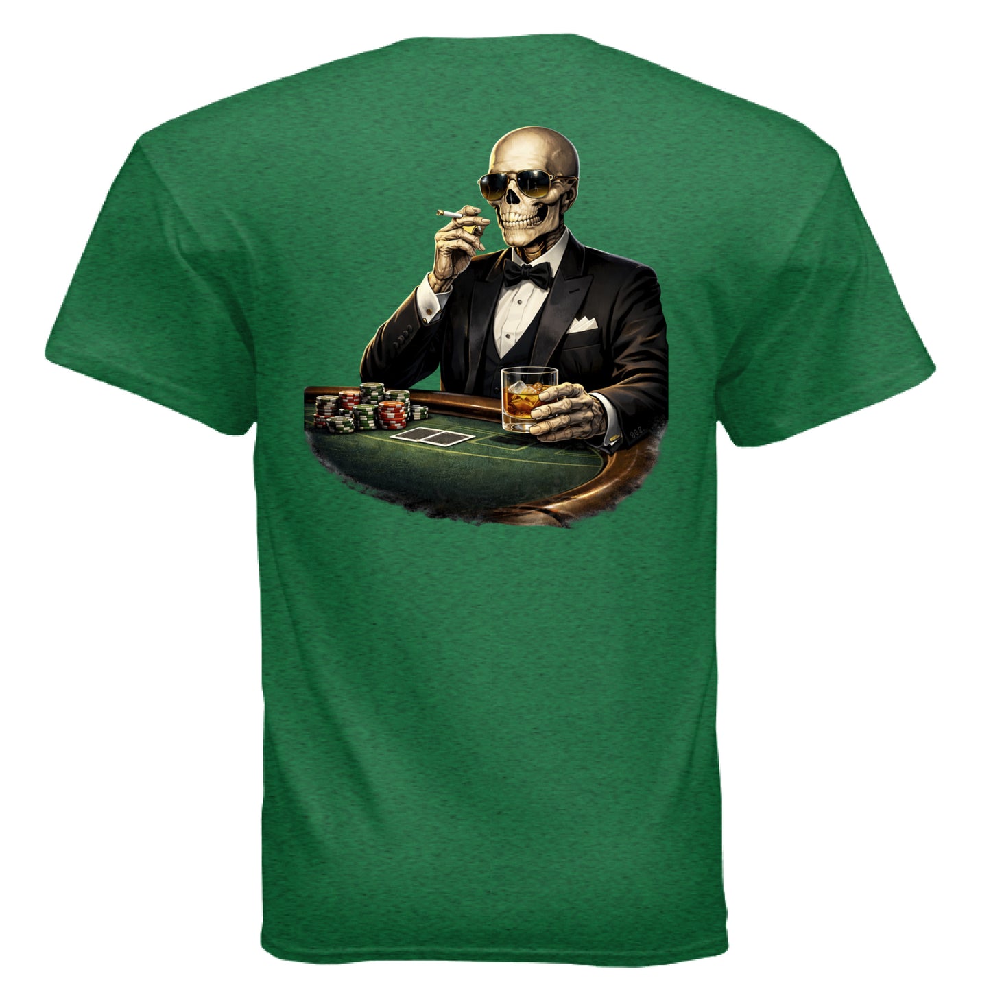 ANTIQUE IRISH GREEN - BACK