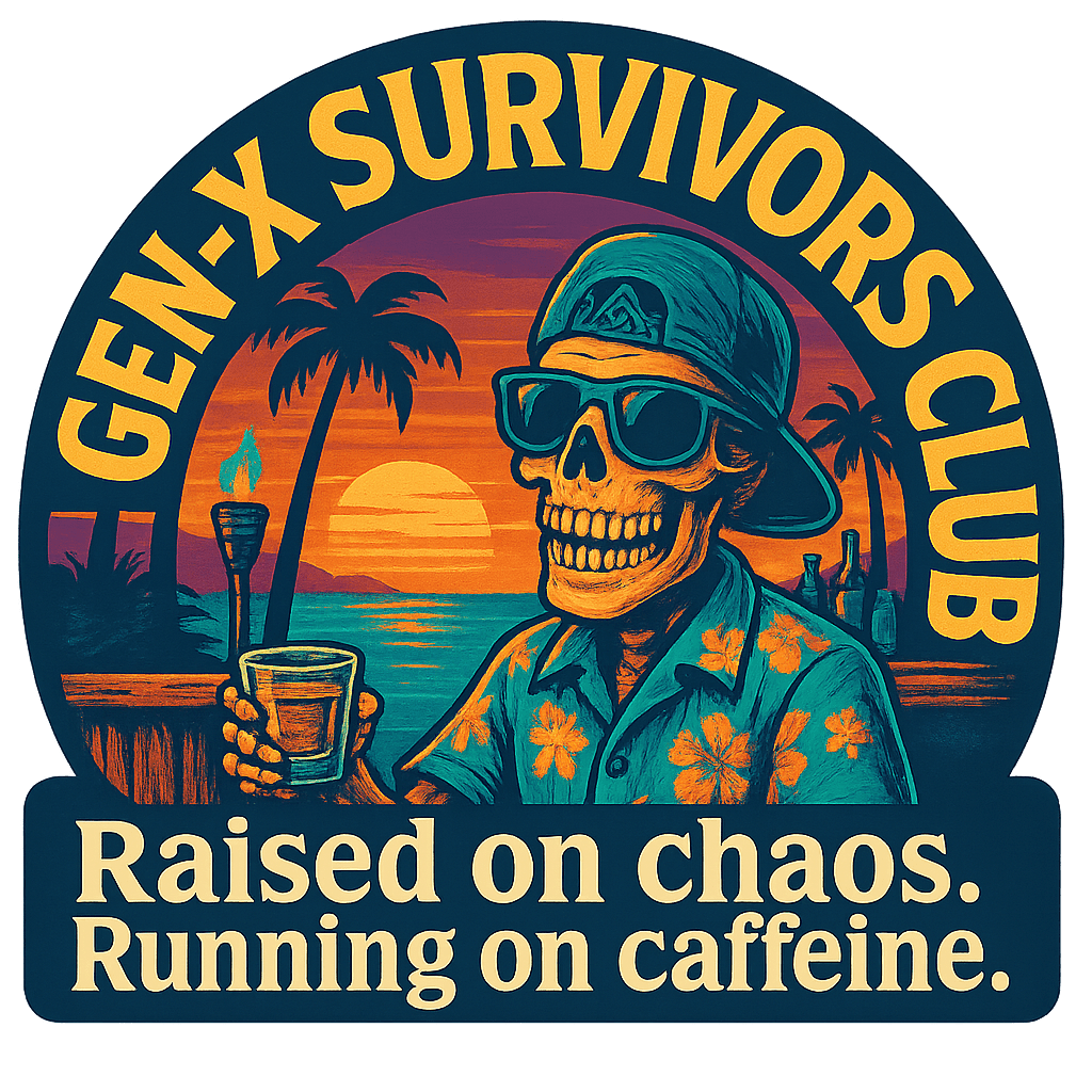 GEN-X Survivors Club | Funny Retro Graphic T-Shirts & Apparel