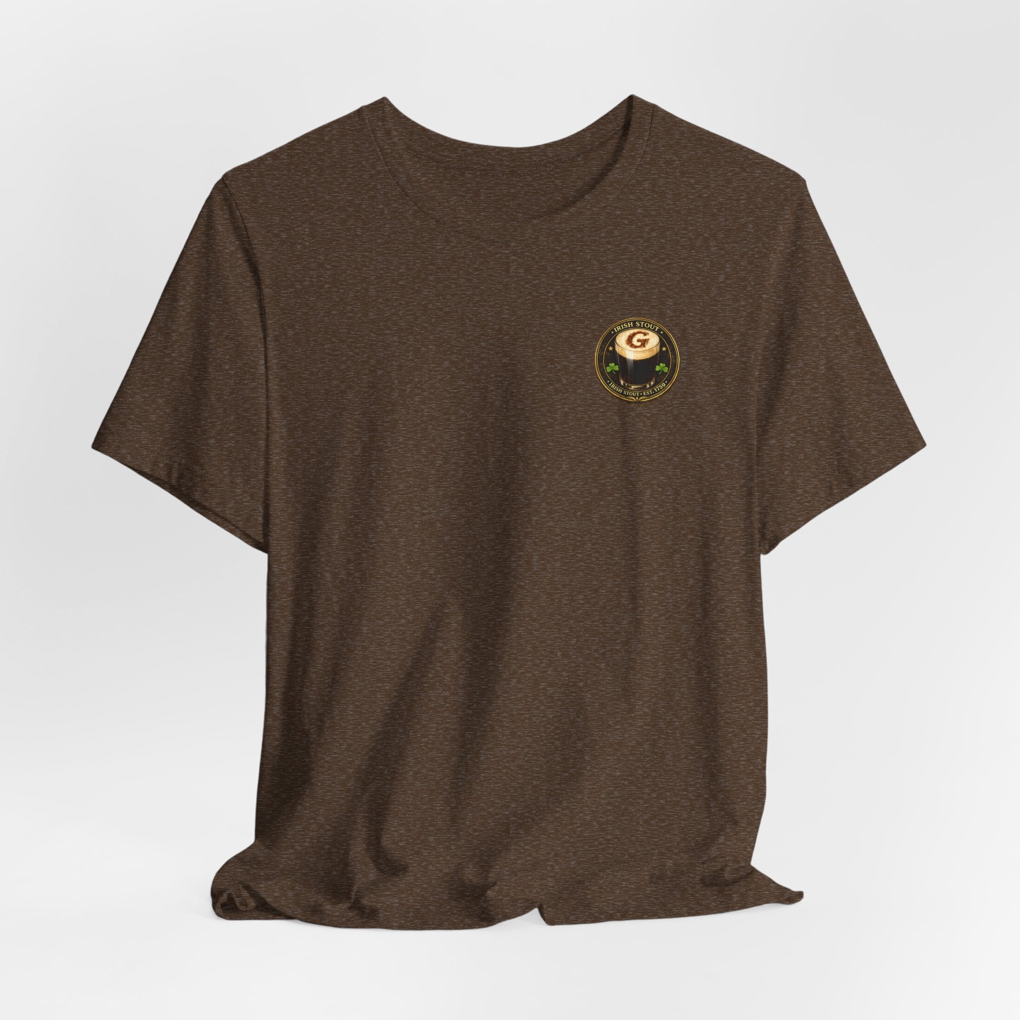 Irish Stout G-Spot T-Shirt — Funny Beer Pub Tee with Shamrock Design