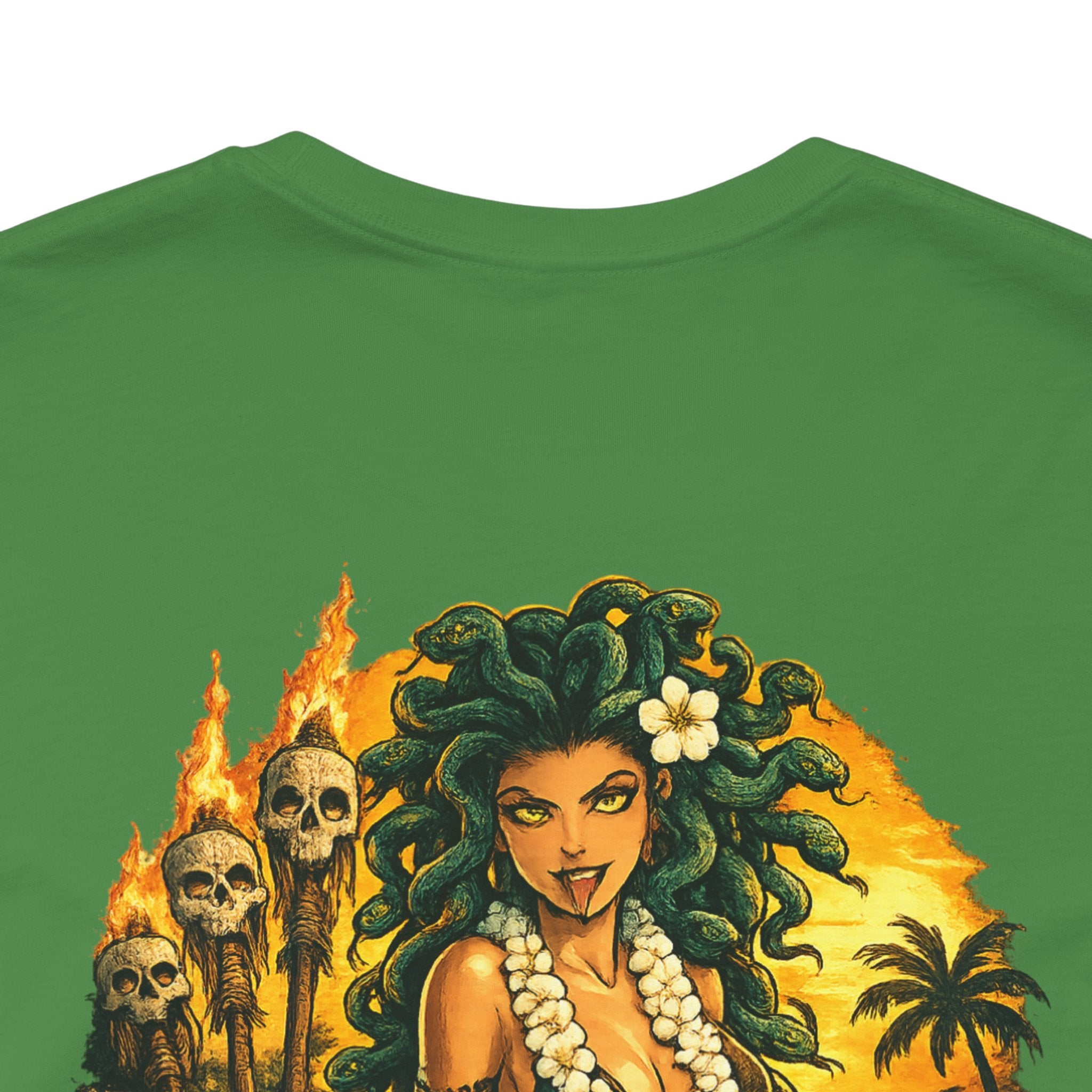 T-Shirt — Vintage Hawaiian Pinup “Look If You Dare” Tropical Surf Tee