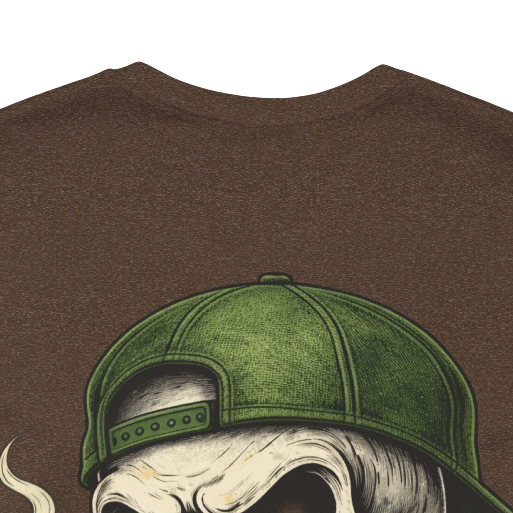 Still Standing Skull Tee — Vintage Military Skull Smoking Cigar T-Shirt
