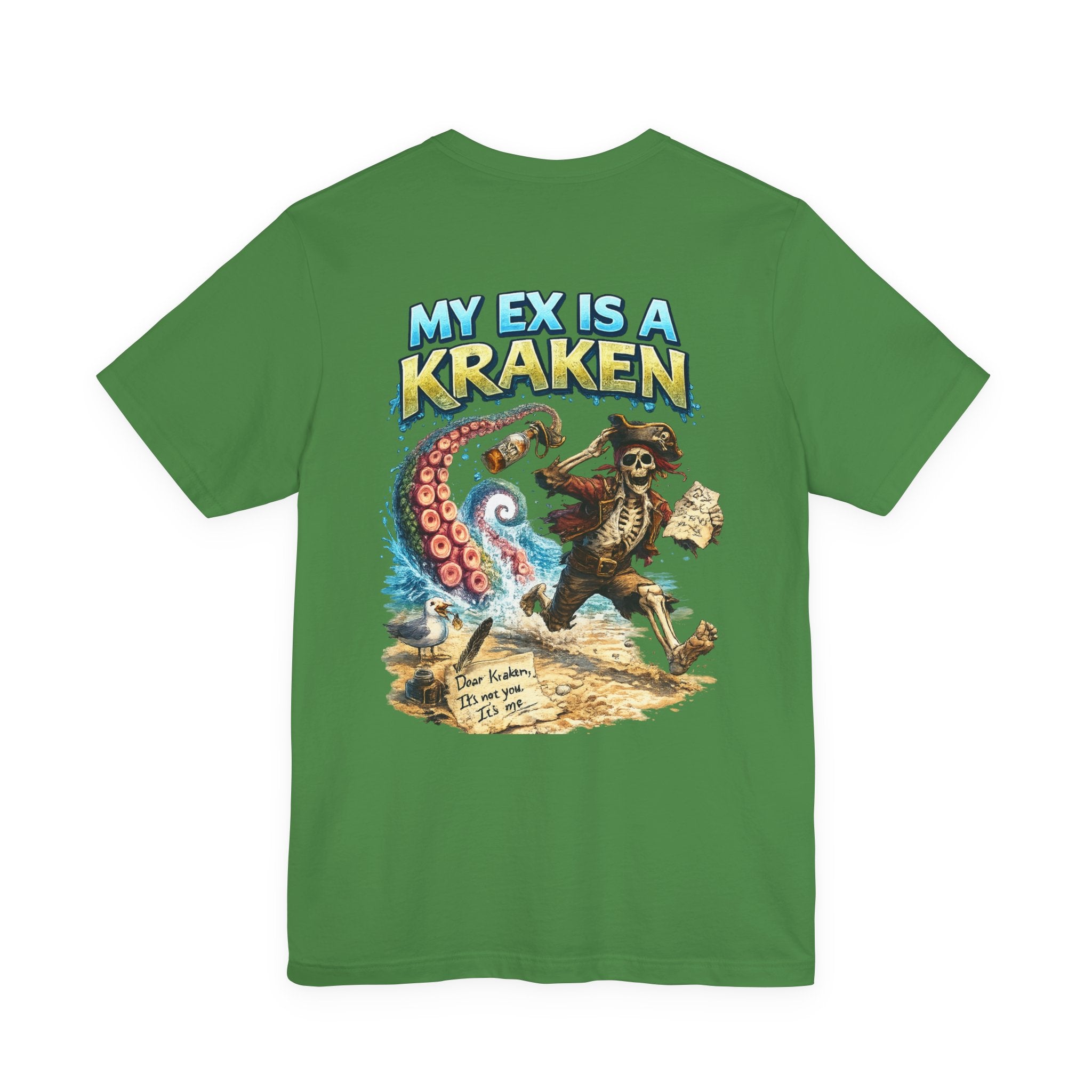 My Ex Is A Kraken Pirate T-Shirt — Funny Nautical Graphic Tee