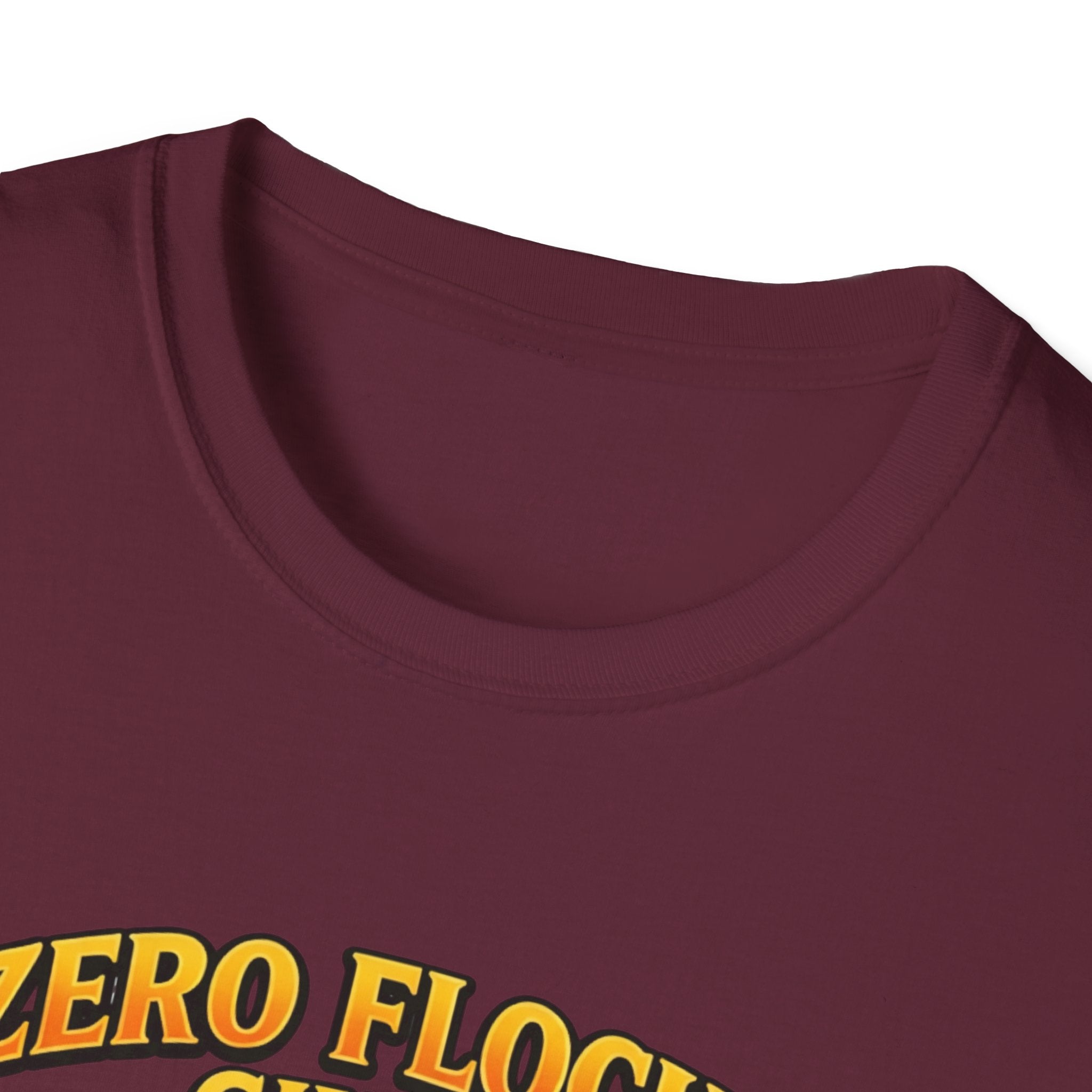 Halloween Skeletons T-Shirt - "Zero Flocks Given" Funny Spooky Tee