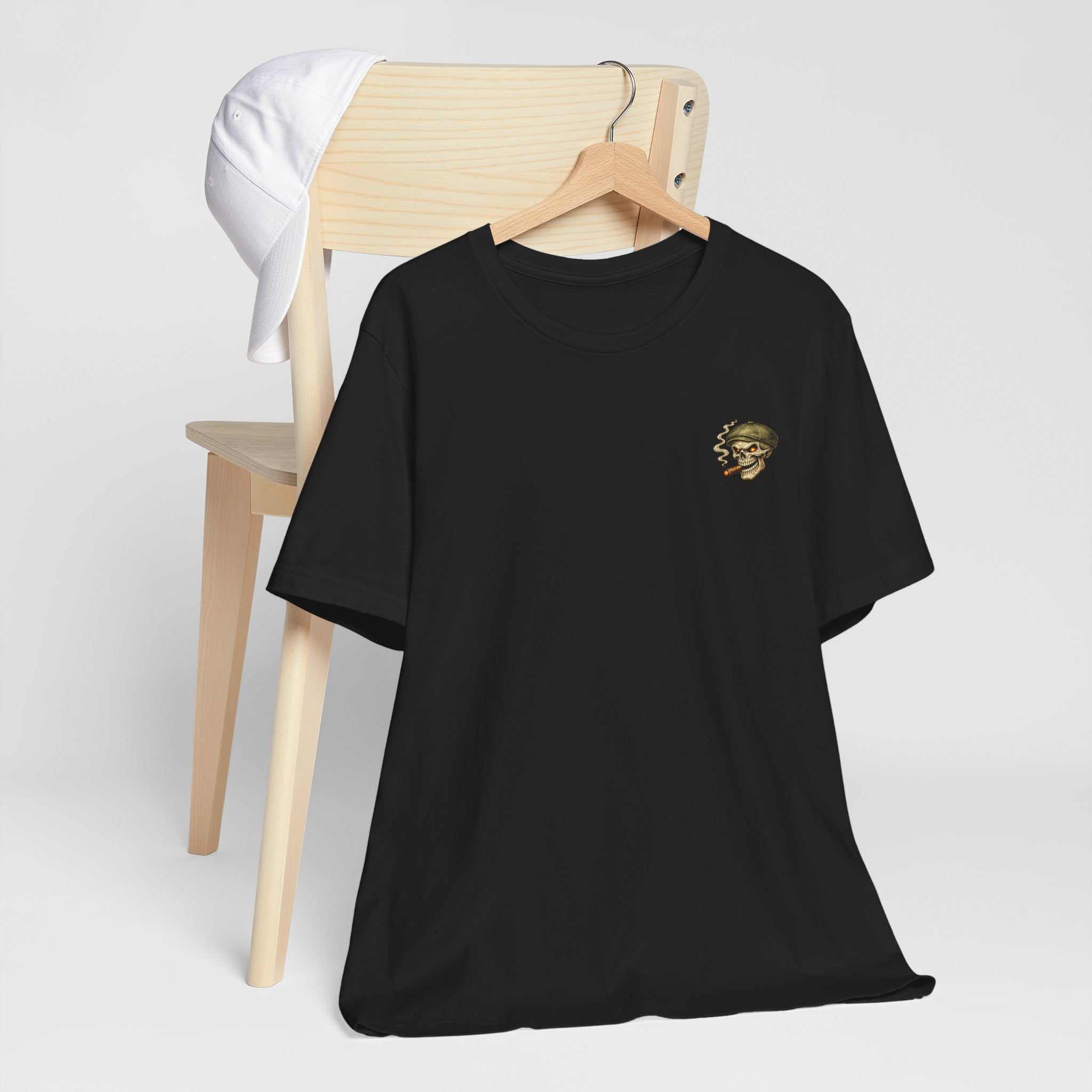 Slow Burn Survivor T-Shirt — Vintage Skull Motorcycle Flame Tee