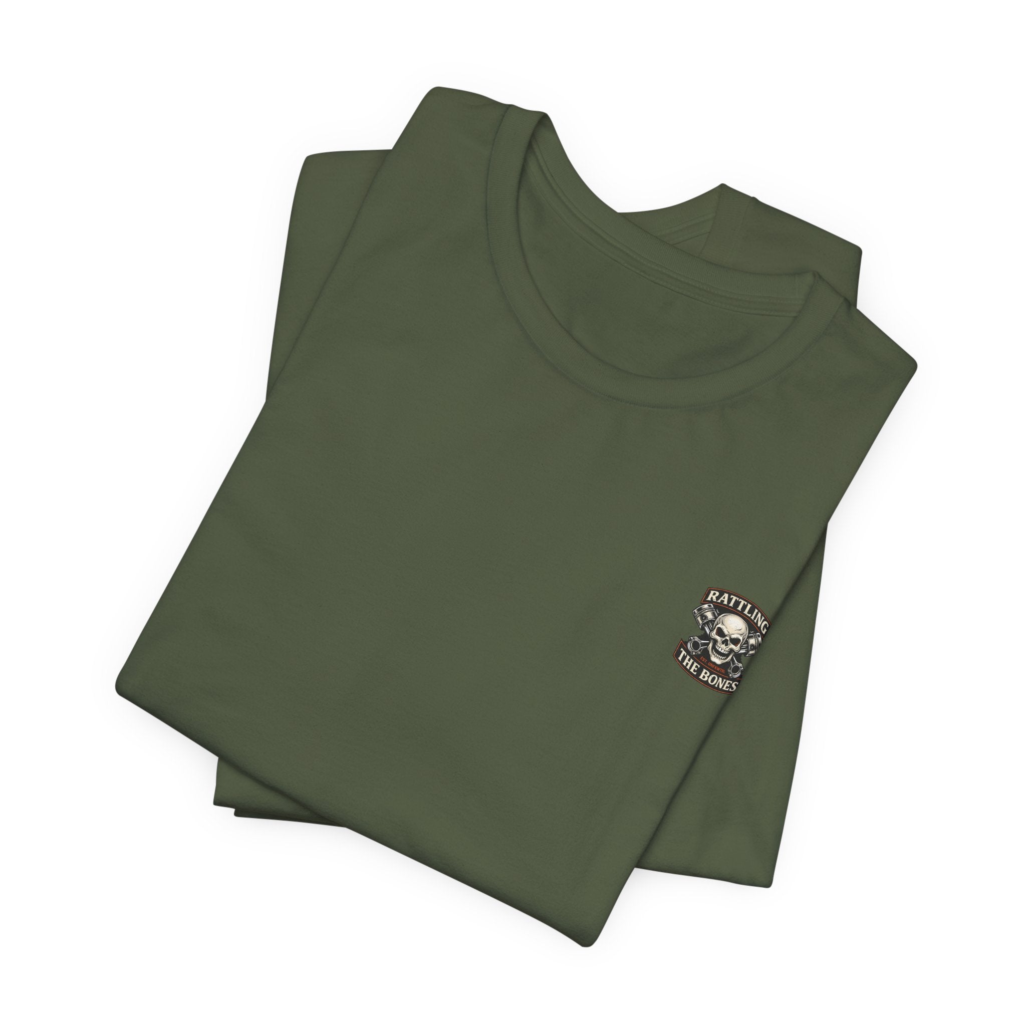 Biker Tee — "Built Loud. Born Wild." Motorcycle Girl Graphic T-Shirt