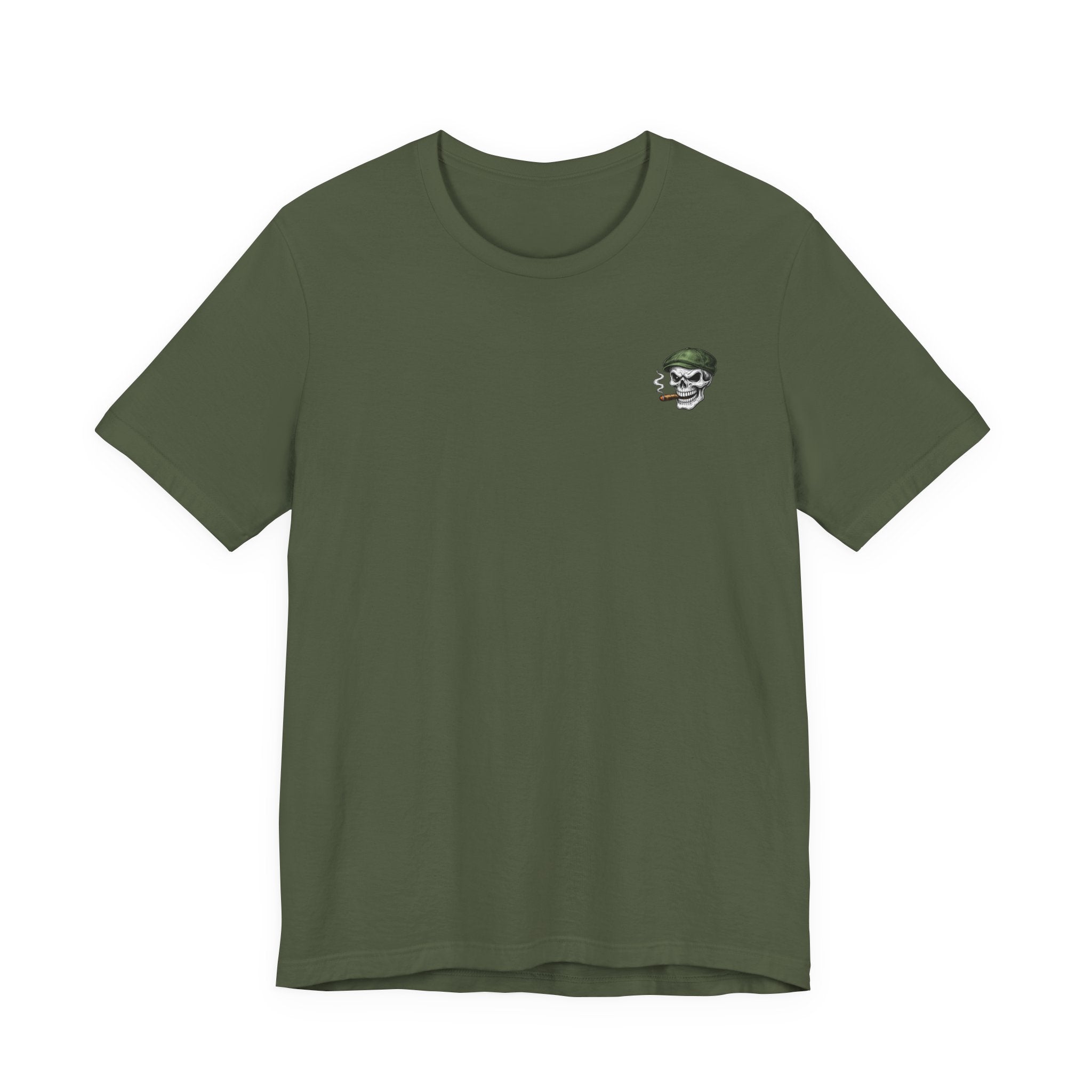 Gettin' Lucky St. Patrick's T-Shirt — Pinup Skull Irish Beer Graphic Tee