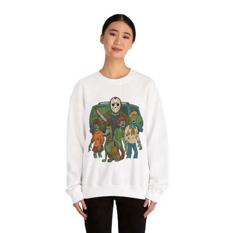 Zombie Theme Unisex Crewneck Sweatshirt