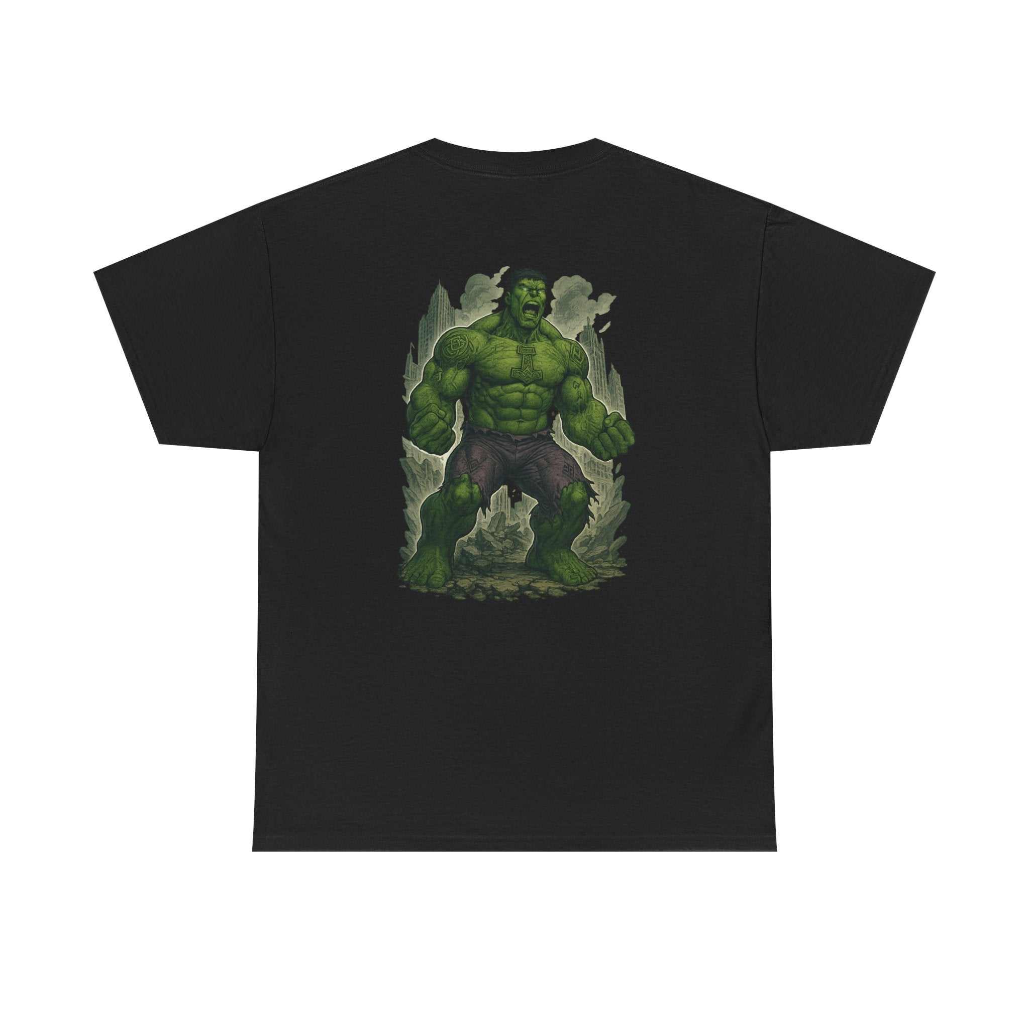 Hulk Destructive Tee made of high-quality cotton with classic fit and detailed dual printing design