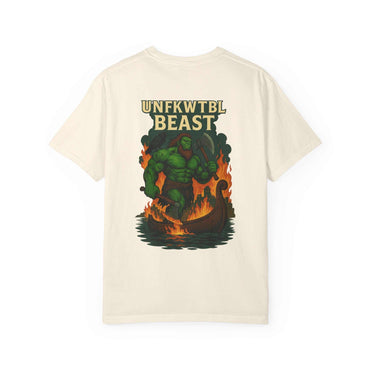 Unisex graphic t-shirt UNFKWTBL BEAST design in vibrant colors, casual and comfortable everyday wear