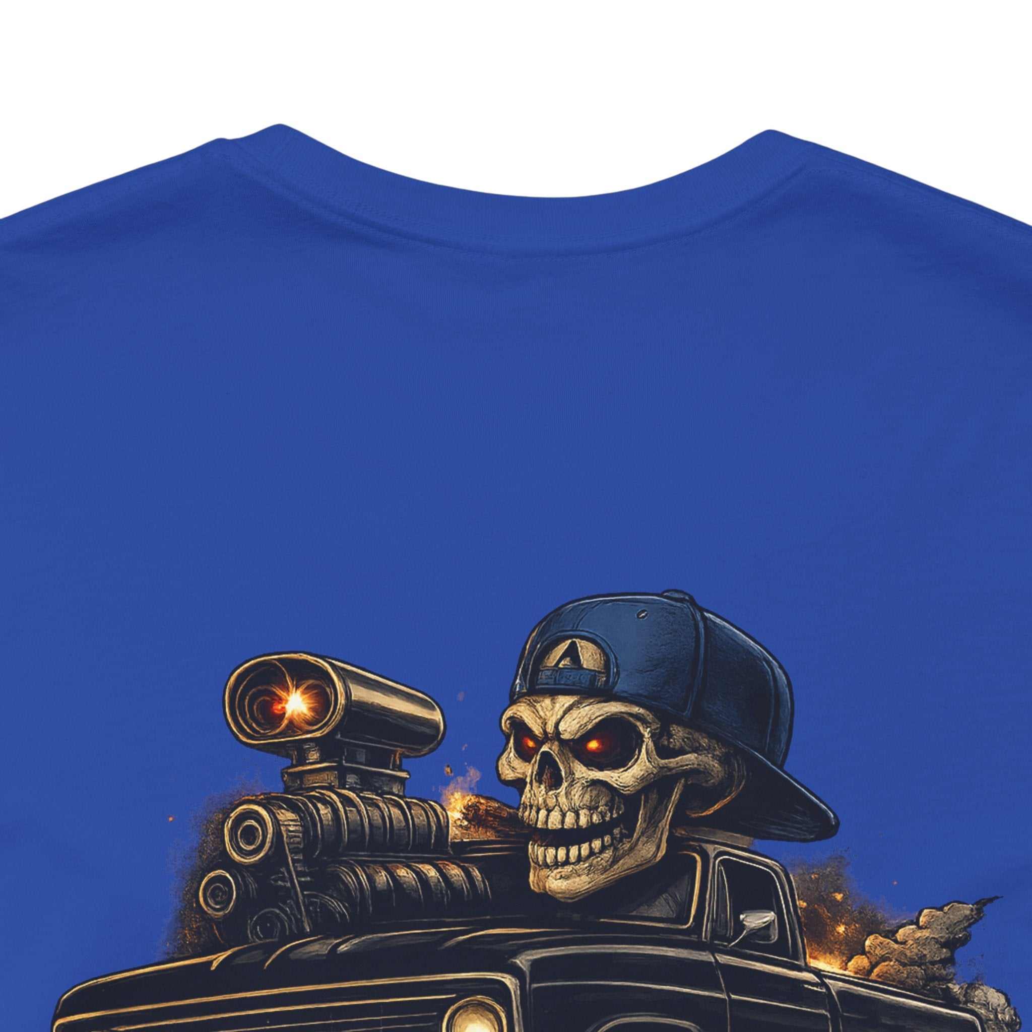 Midnight Trouble Skull Car Tee