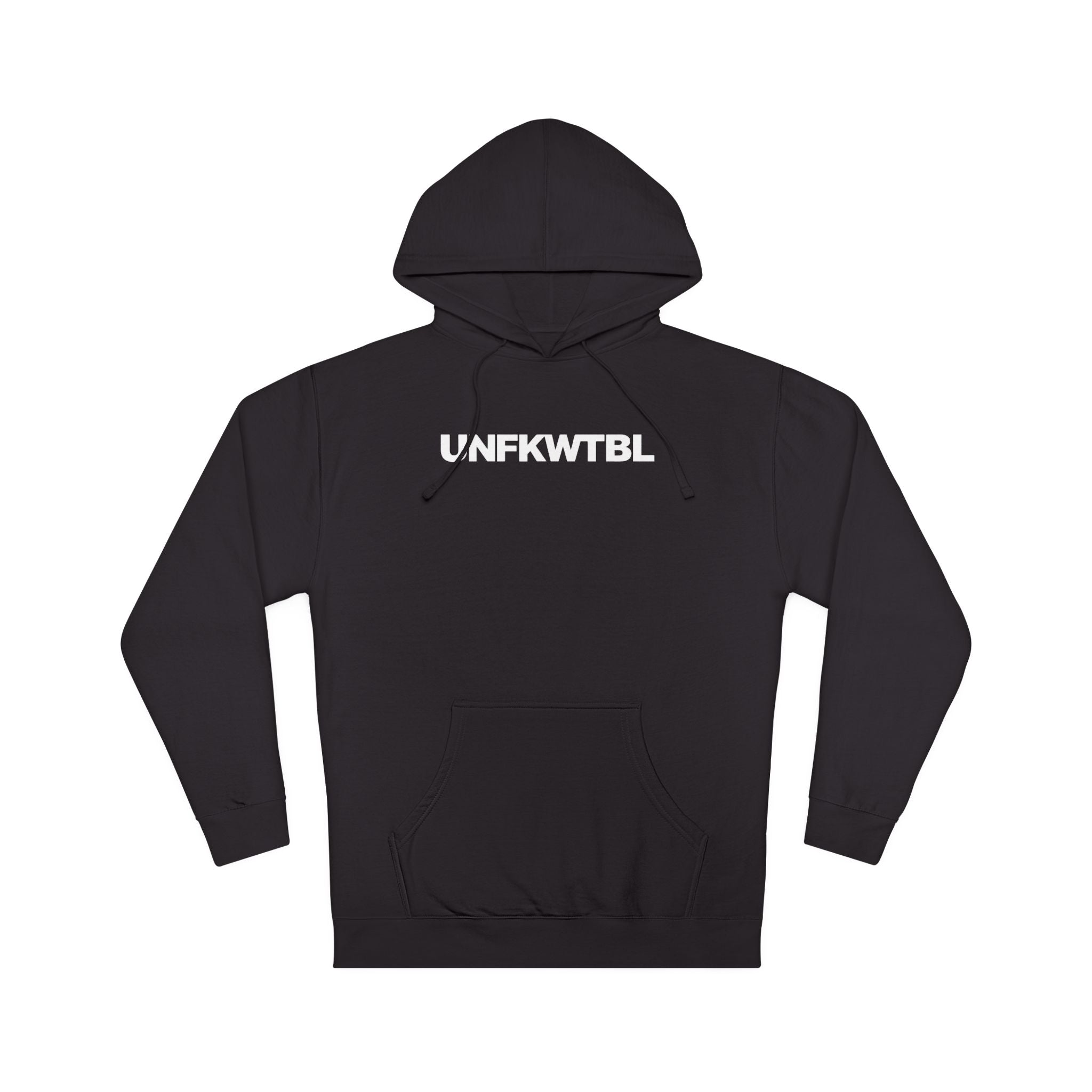 UNFKWTBL Signature Hoodie — Minimal Navy Graphic Pullover
