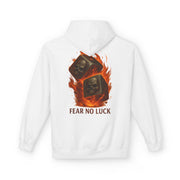 Hoodie - 'ROLL THE UNFKWTBL DICE FEAR NO LUCK