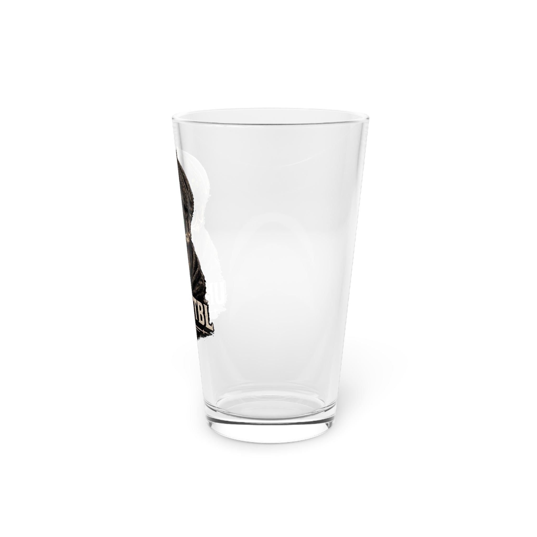Skull & Shamrock Pint Glass — 16oz St. Patrick’s Day Beer Glass