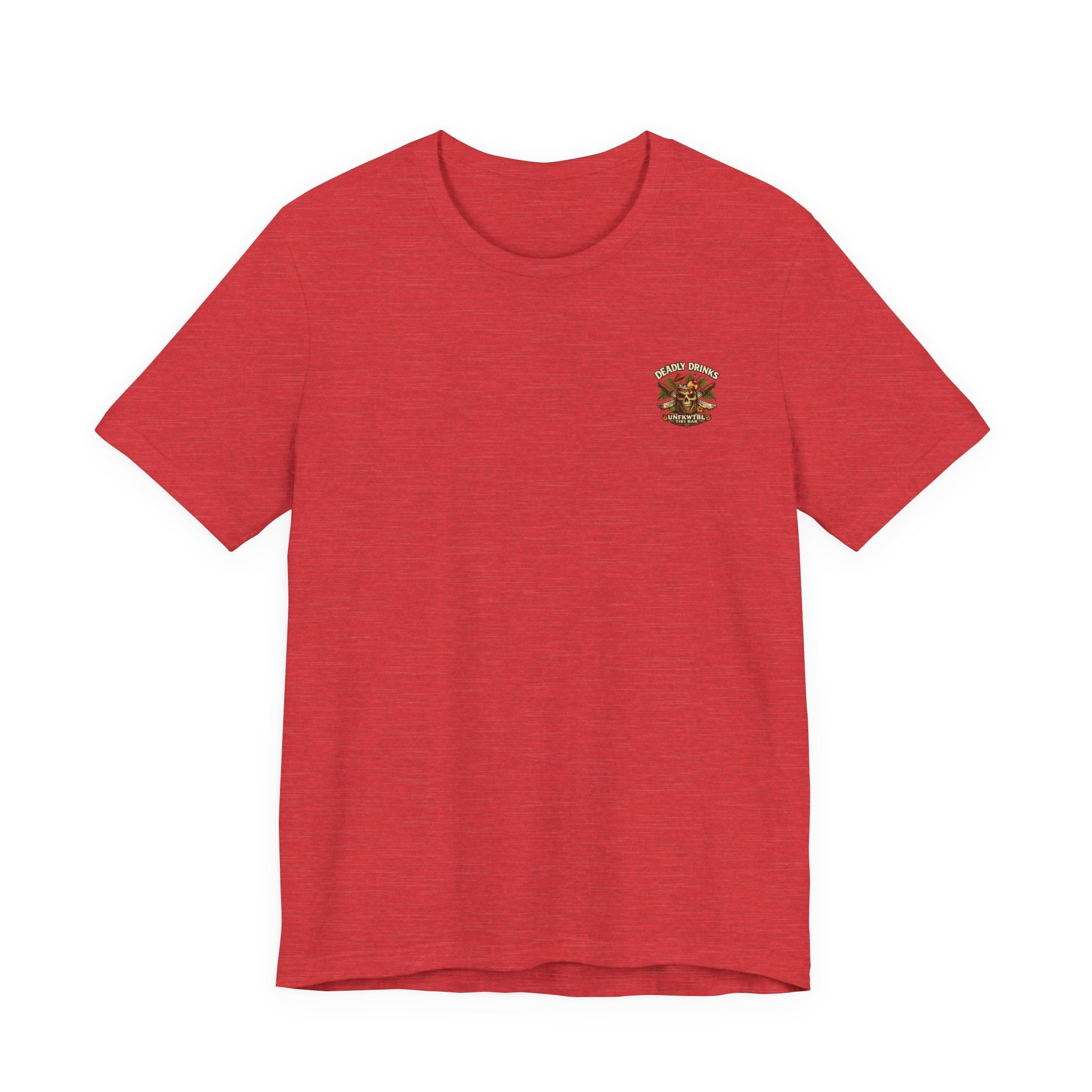 Annabelle Tropical Doll Graphic Tee - Retro Cocktail Girl T-Shirt