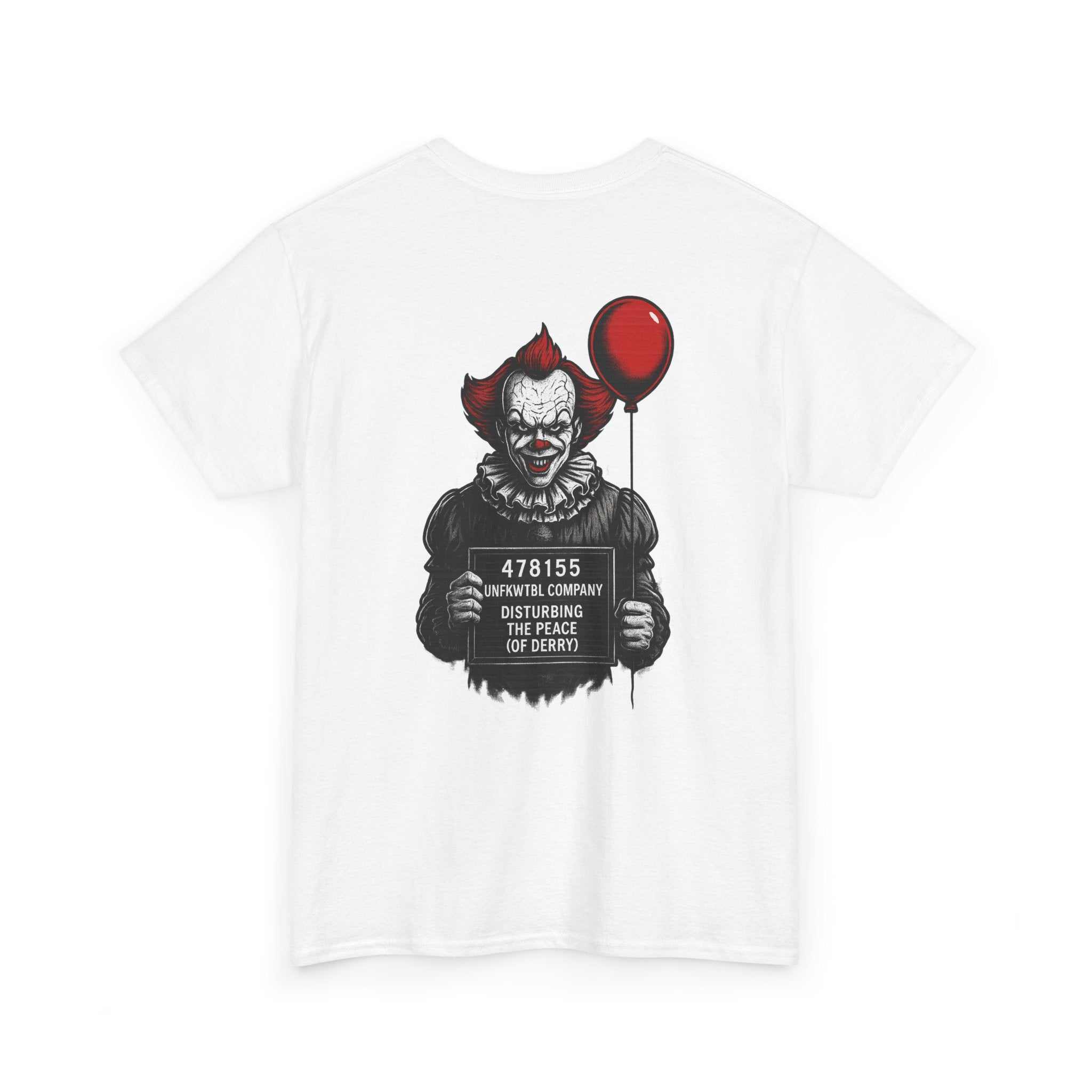 Pennywise criminal photo graphic on heavy cotton unisex t-shirt