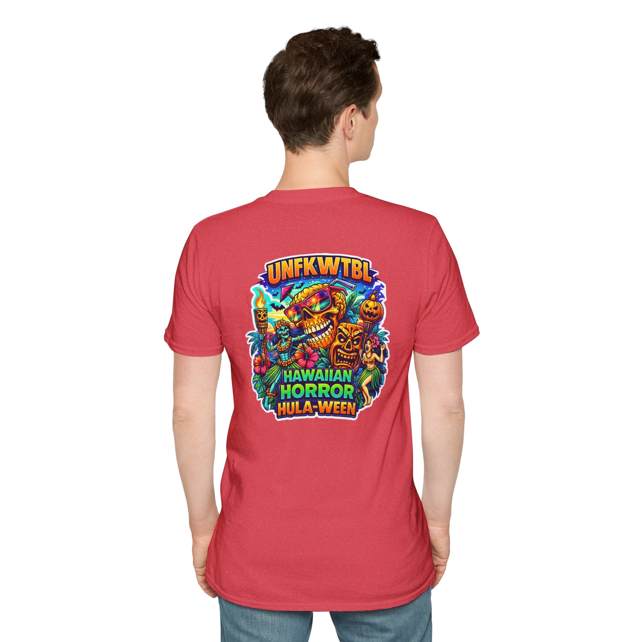Hawaiian Horror Hula-ween T-Shirt — Tropical Tiki Halloween Tee