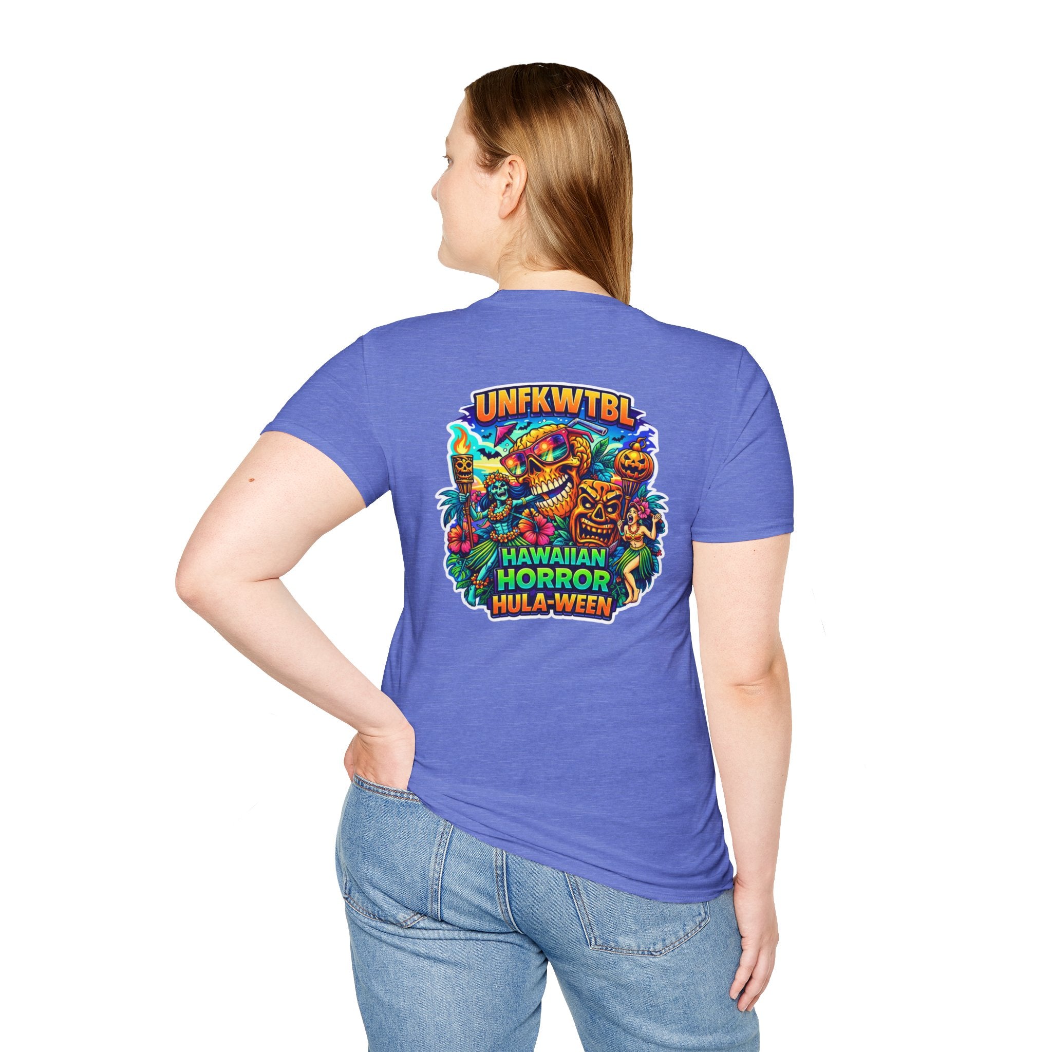 Hawaiian Horror Hula-ween T-Shirt — Tropical Tiki Halloween Tee