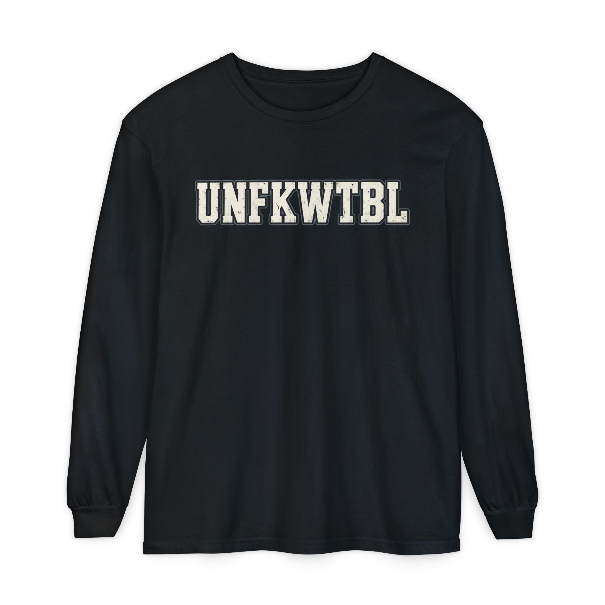UNFKWTBL Harder to Break Back-Print Long Sleeve Tee.