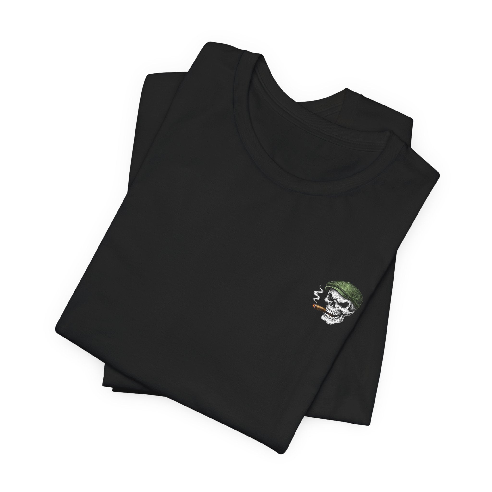 Gettin' Lucky St. Patrick's T-Shirt — Pinup Skull Irish Beer Graphic Tee