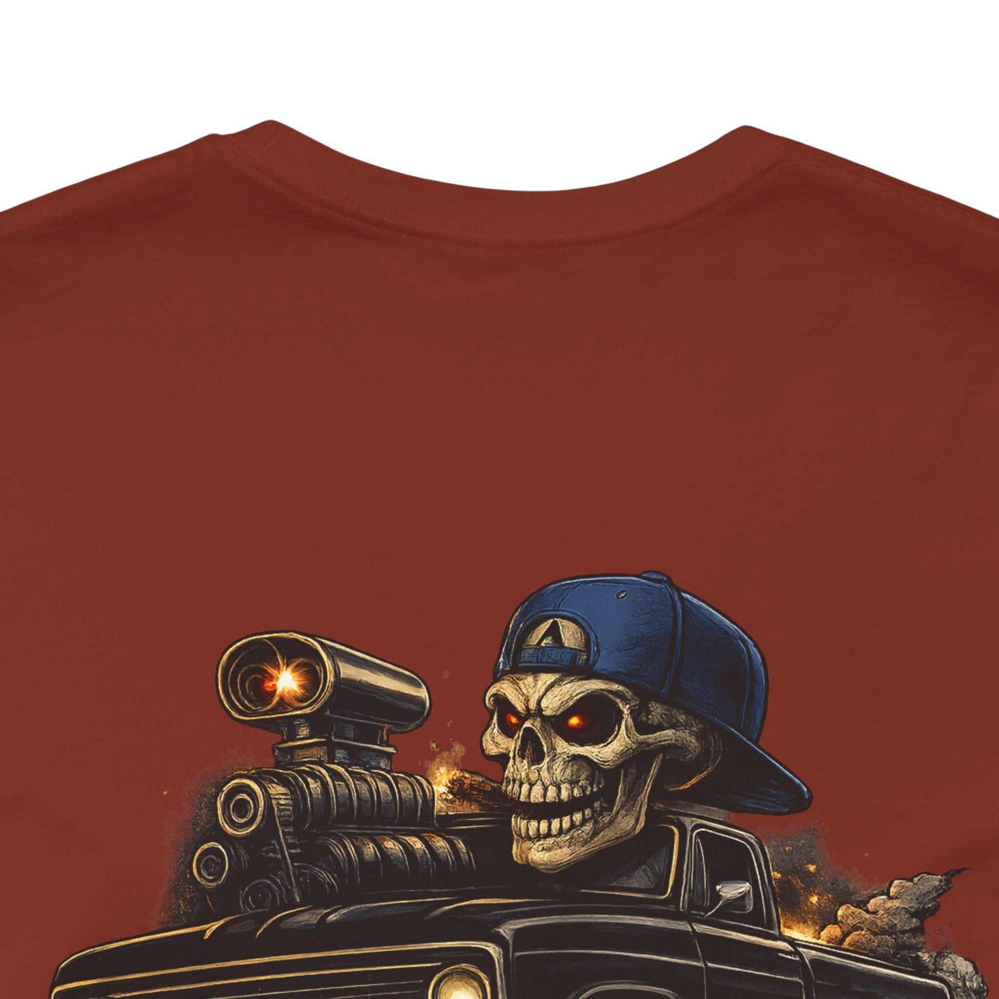 Midnight Trouble Skull Car Tee