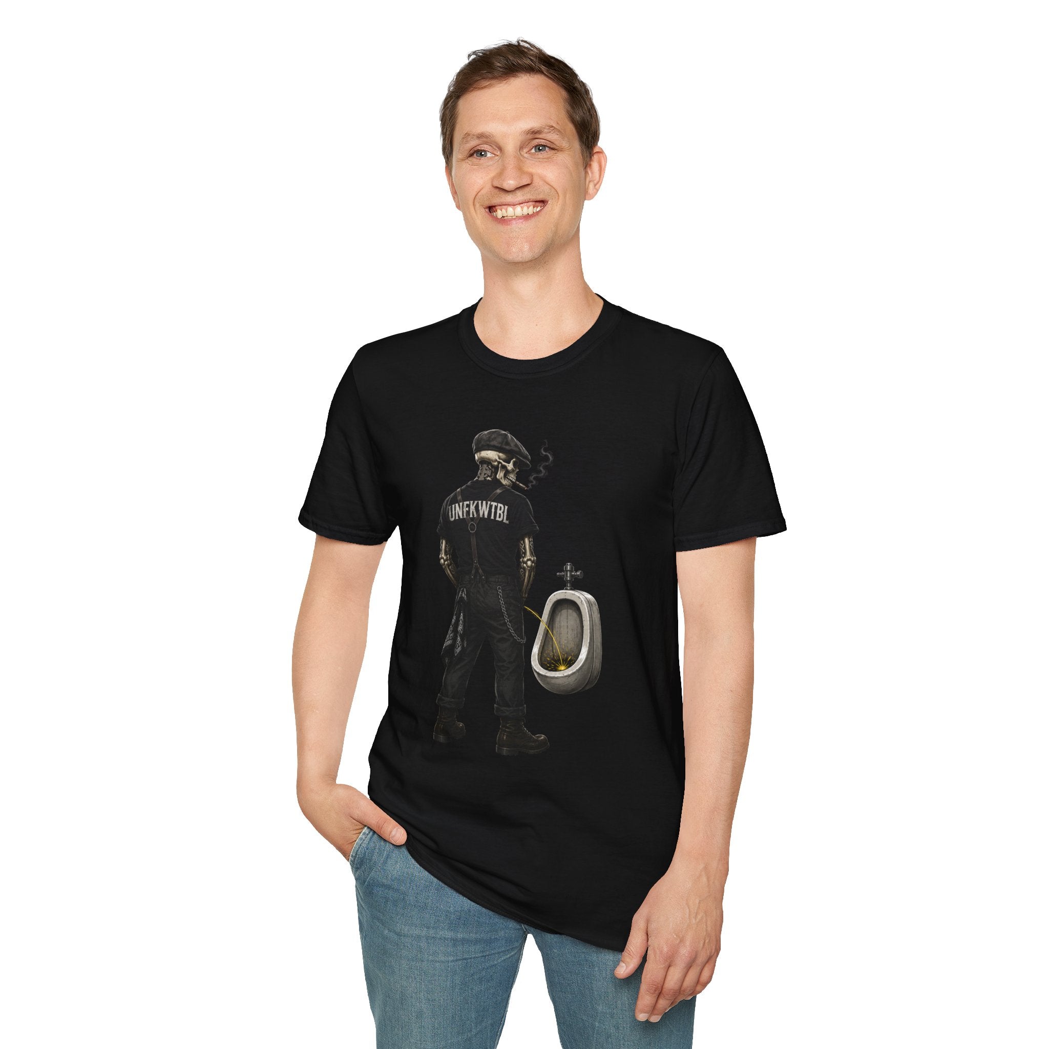 Rebel Skeleton Graphic T-Shirt — UNFKWTBL Streetwear Tee