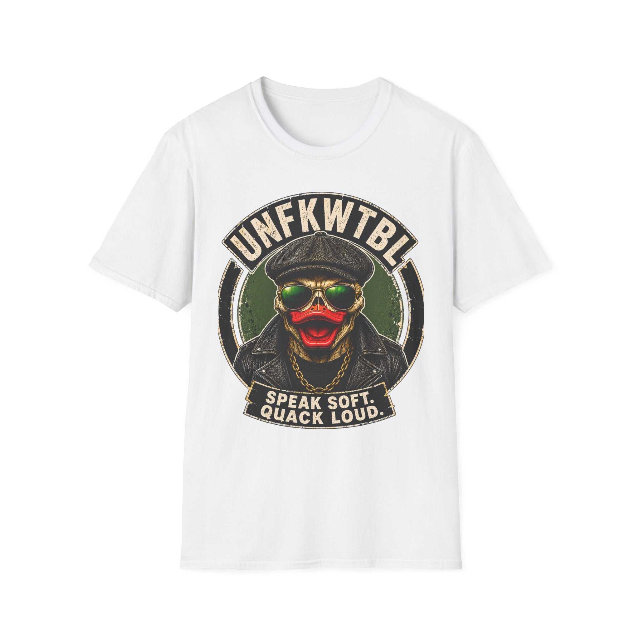Duck Skull Speak Soft, Quack Loud Vintage Tee