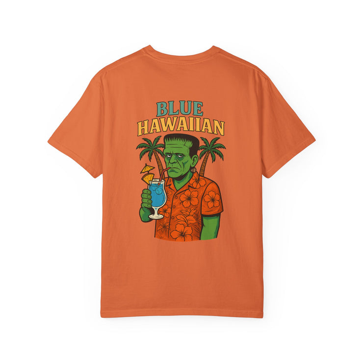 Unisex Garment-Dyed T-shirt, Vintage Summer Shirt, Casual Graphic Tee, Beach Party Apparel, Cute Halloween T-shirt