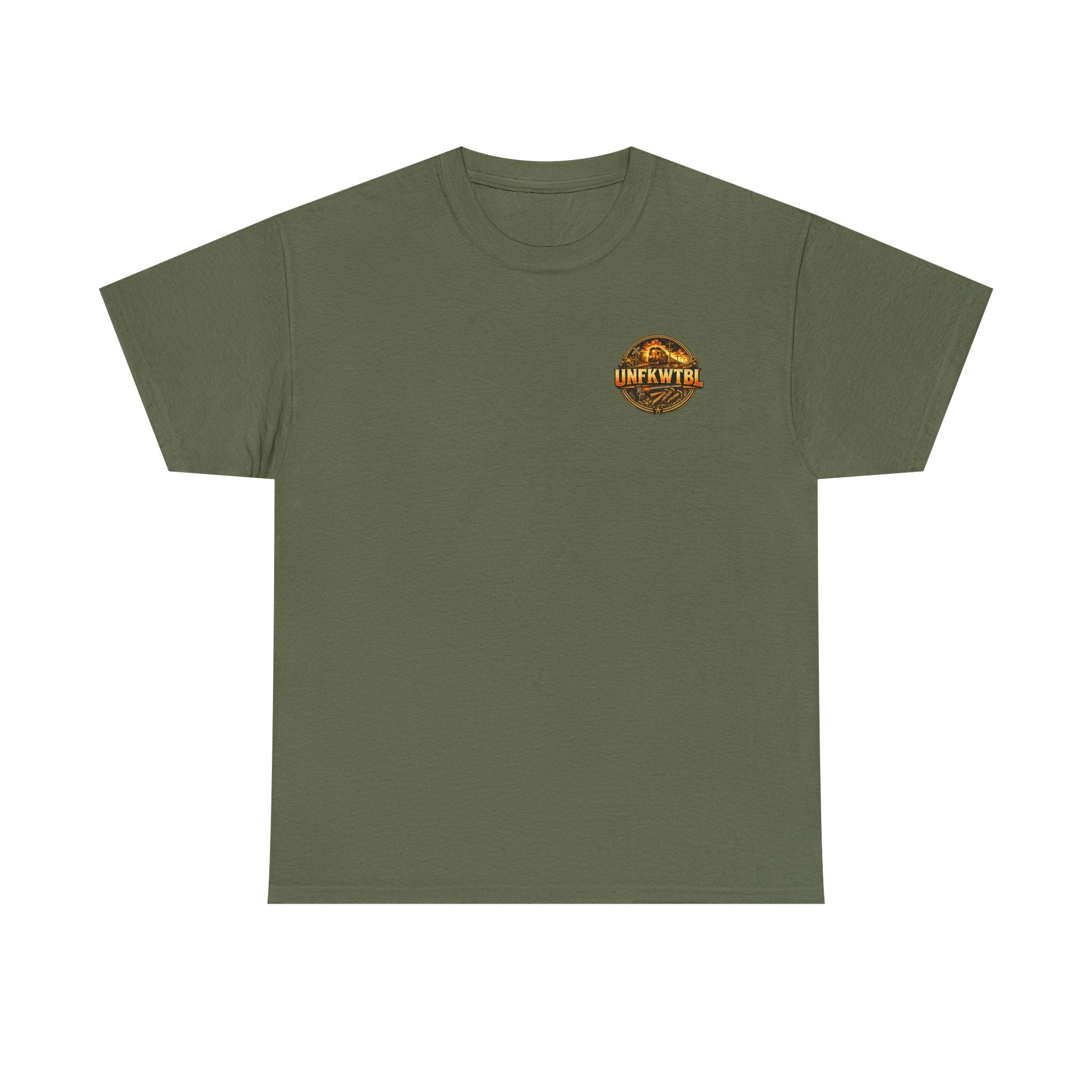 Vintage Railroad Tee — "Blood, Sweat, Steel" Graphic Train T-Shirt