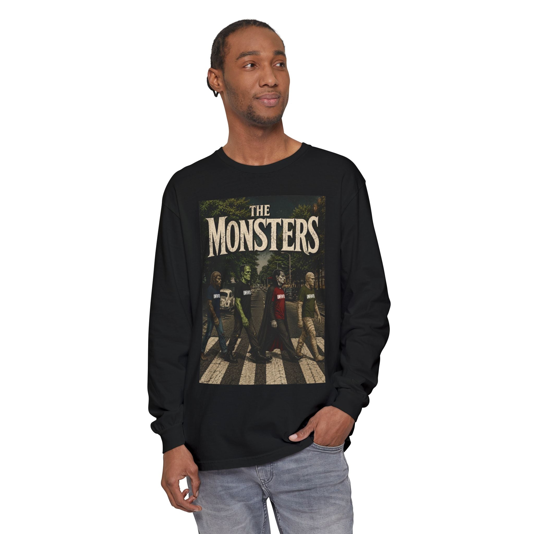 The Monsters Abbey Road Long Sleeve Tee