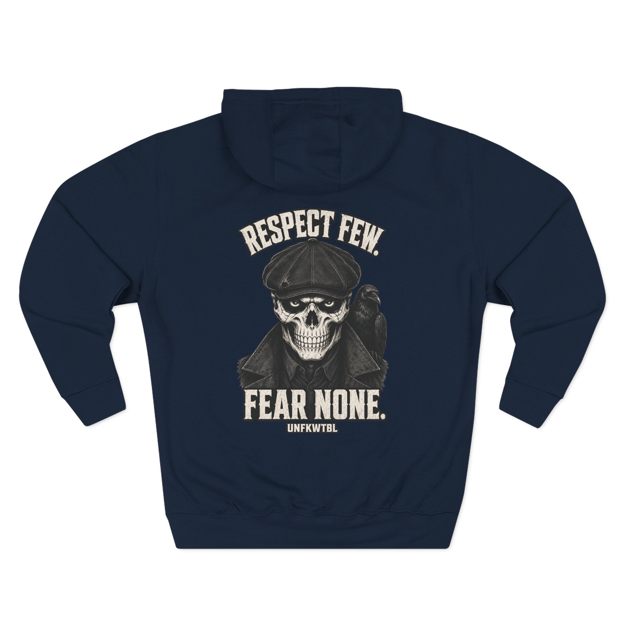 Respect Few Fear None Hoodie Skull & Raven