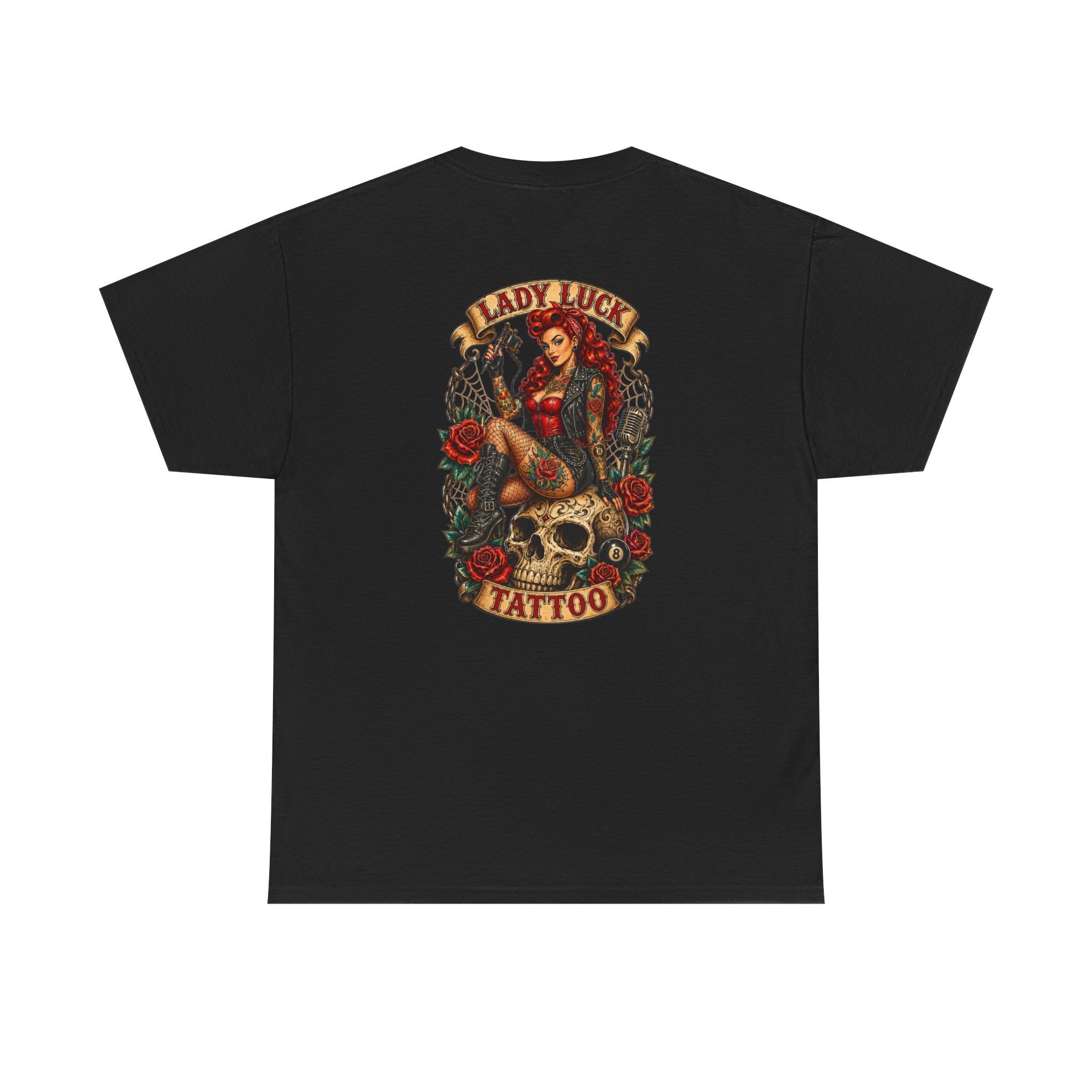 Lady Luck Tattoo Skull Queen Men’s Tee