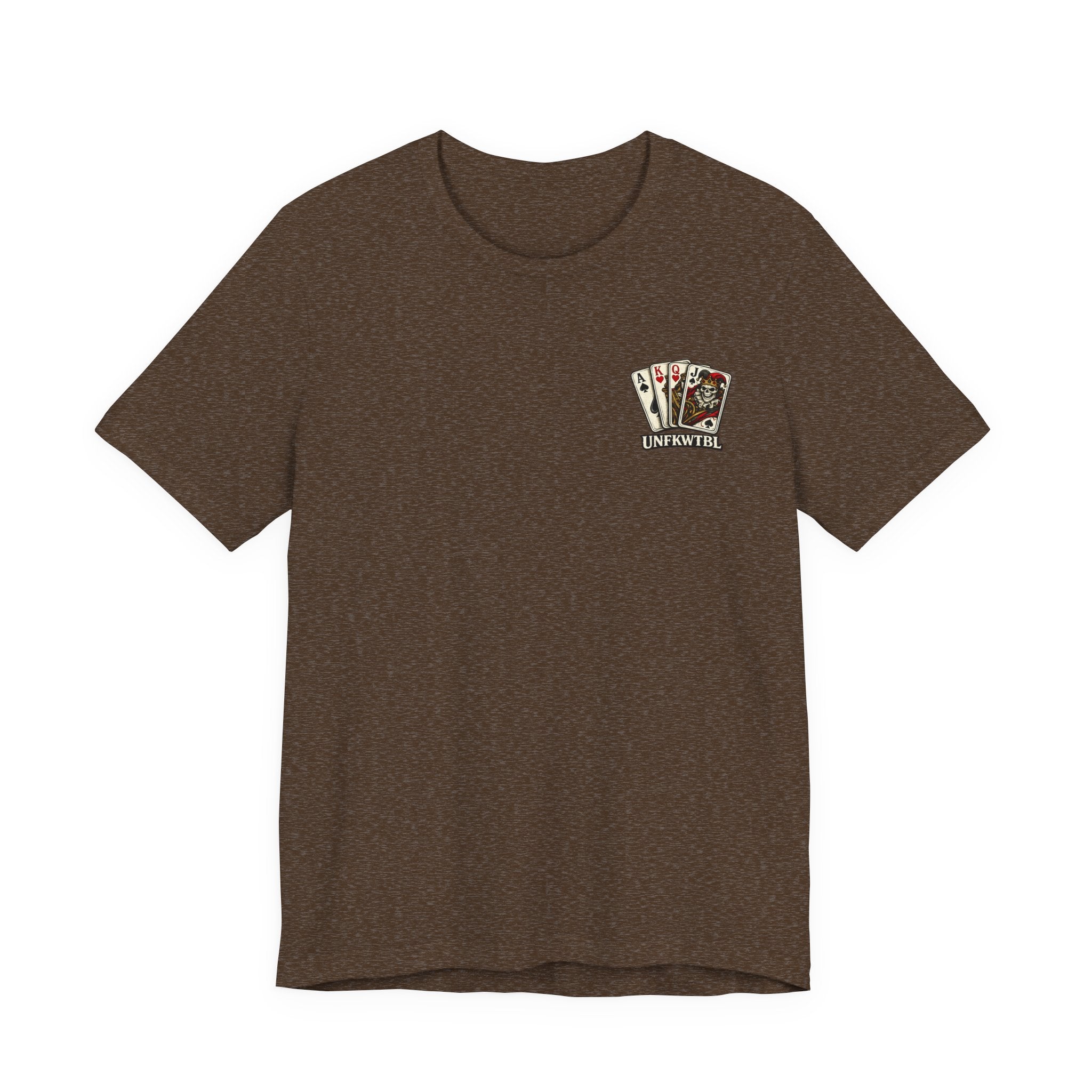 Play Dirty Win Everything Graphic Tee — Poker Skull Pinup T-Shirt