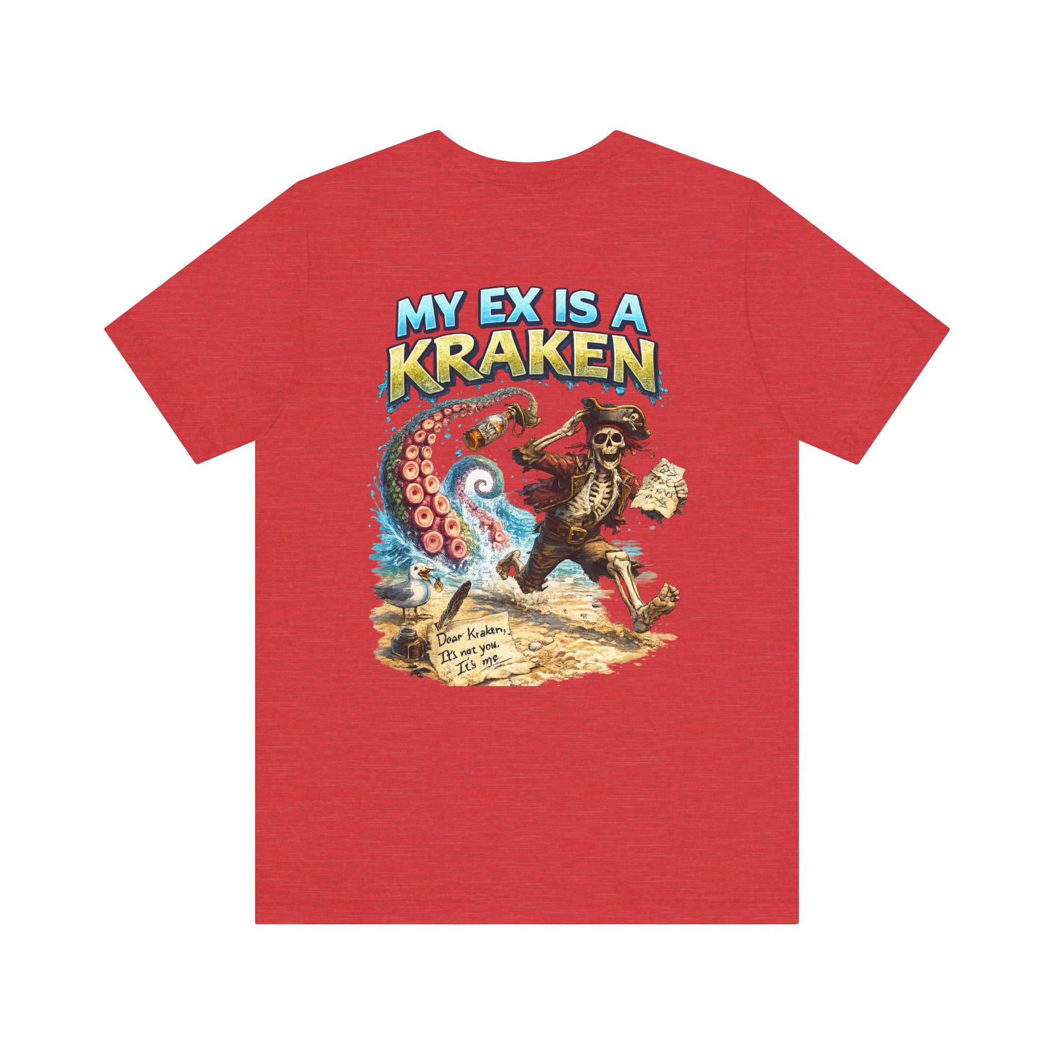 My Ex Is A Kraken Pirate T-Shirt — Funny Nautical Graphic Tee