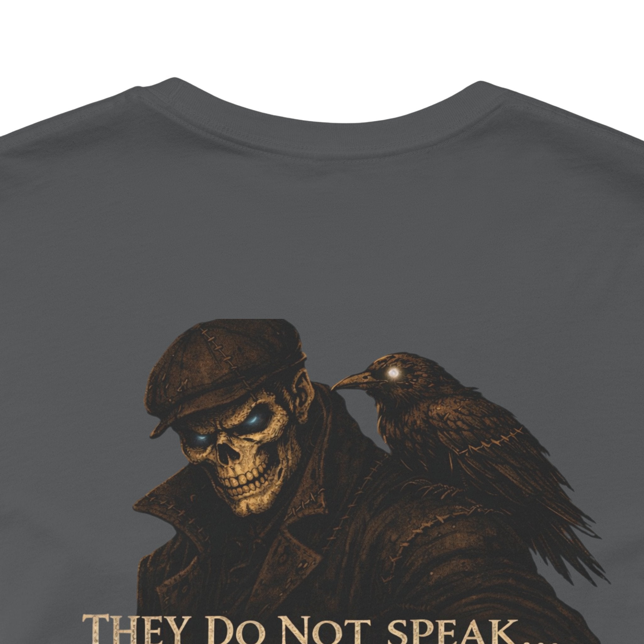 Raven & Wolf Graphic Tee — "They Do Not Speak...They Decide" Gothic Crewneck