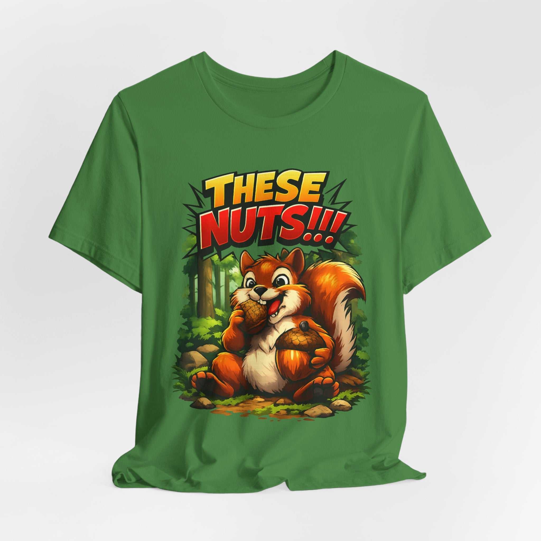 Graphic T-Shirt - Playful Squirrel Woodland Design for Casual Wear
