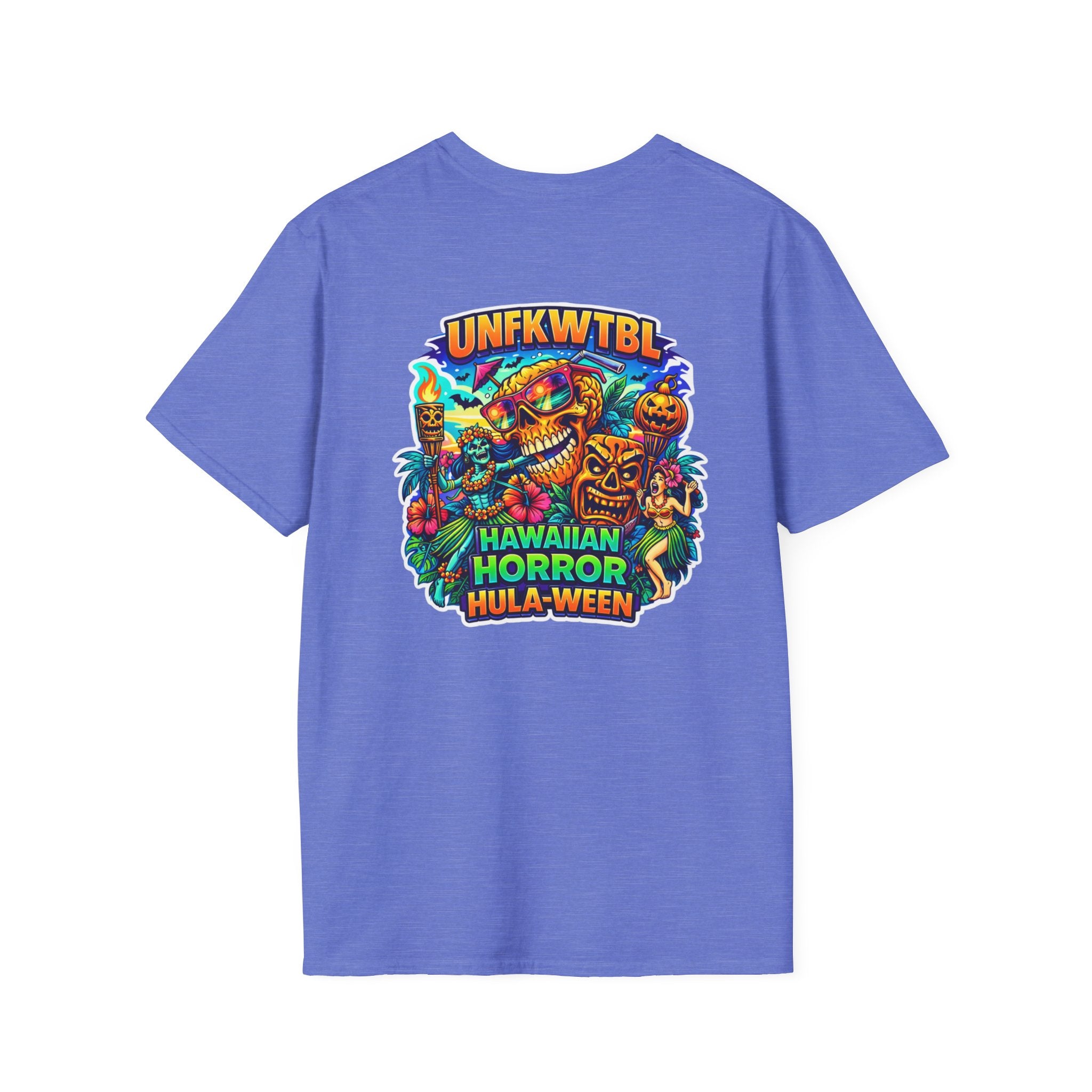 Hawaiian Horror Hula-ween T-Shirt — Tropical Tiki Halloween Tee