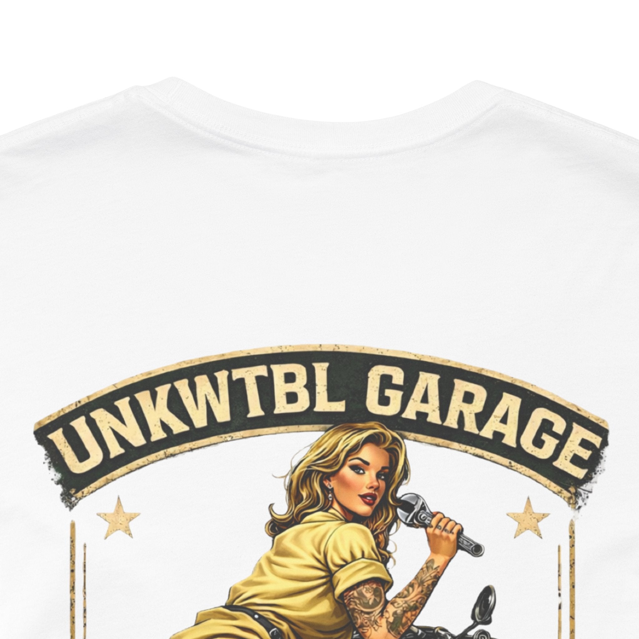 Mechanic On Duty Motorcycle Tee — Pinup Garage Vintage T-Shirt
