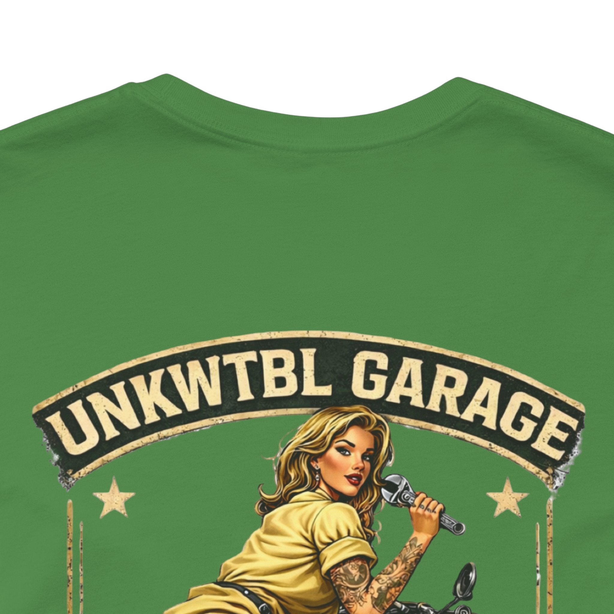 Mechanic On Duty Motorcycle Tee — Pinup Garage Vintage T-Shirt