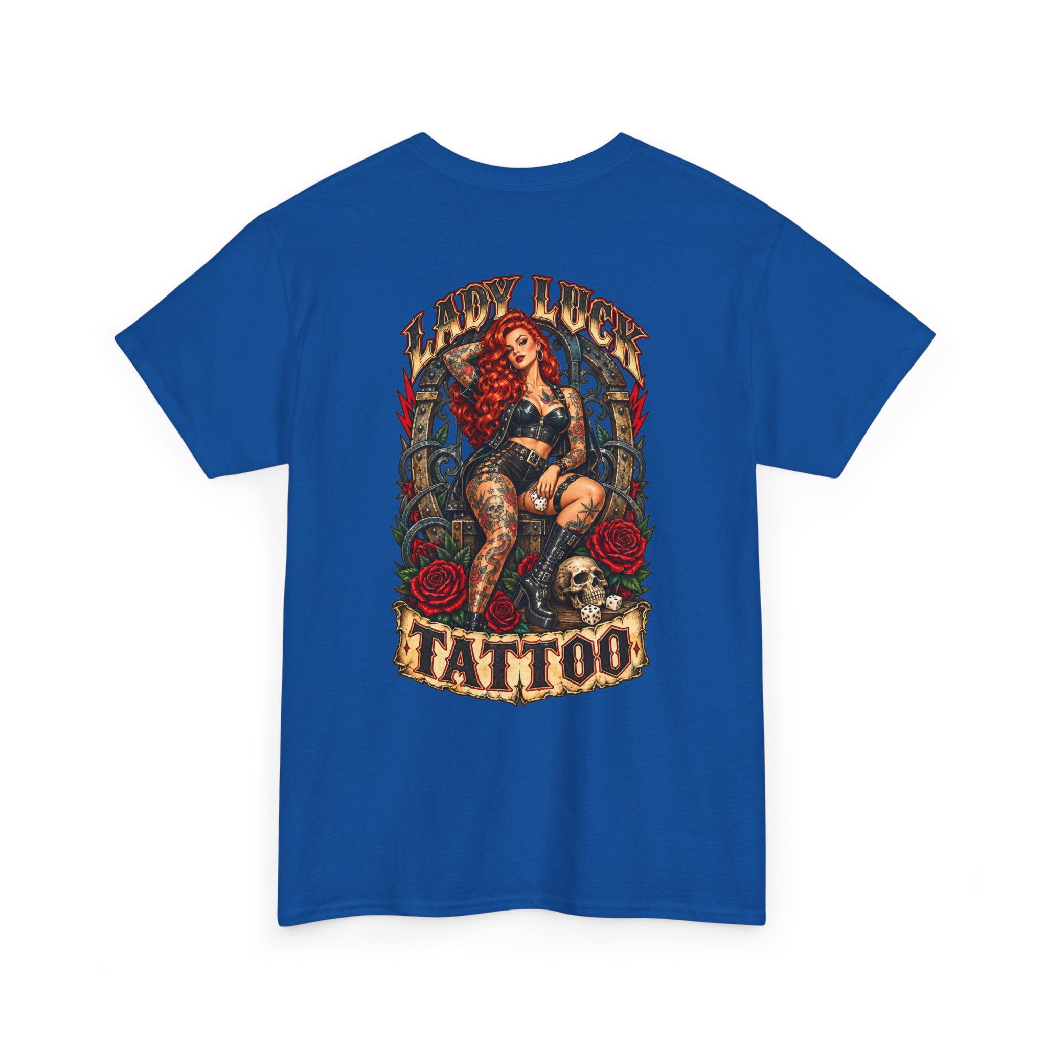Lady Luck Tattoo Rebel Pinup Men’s Tee