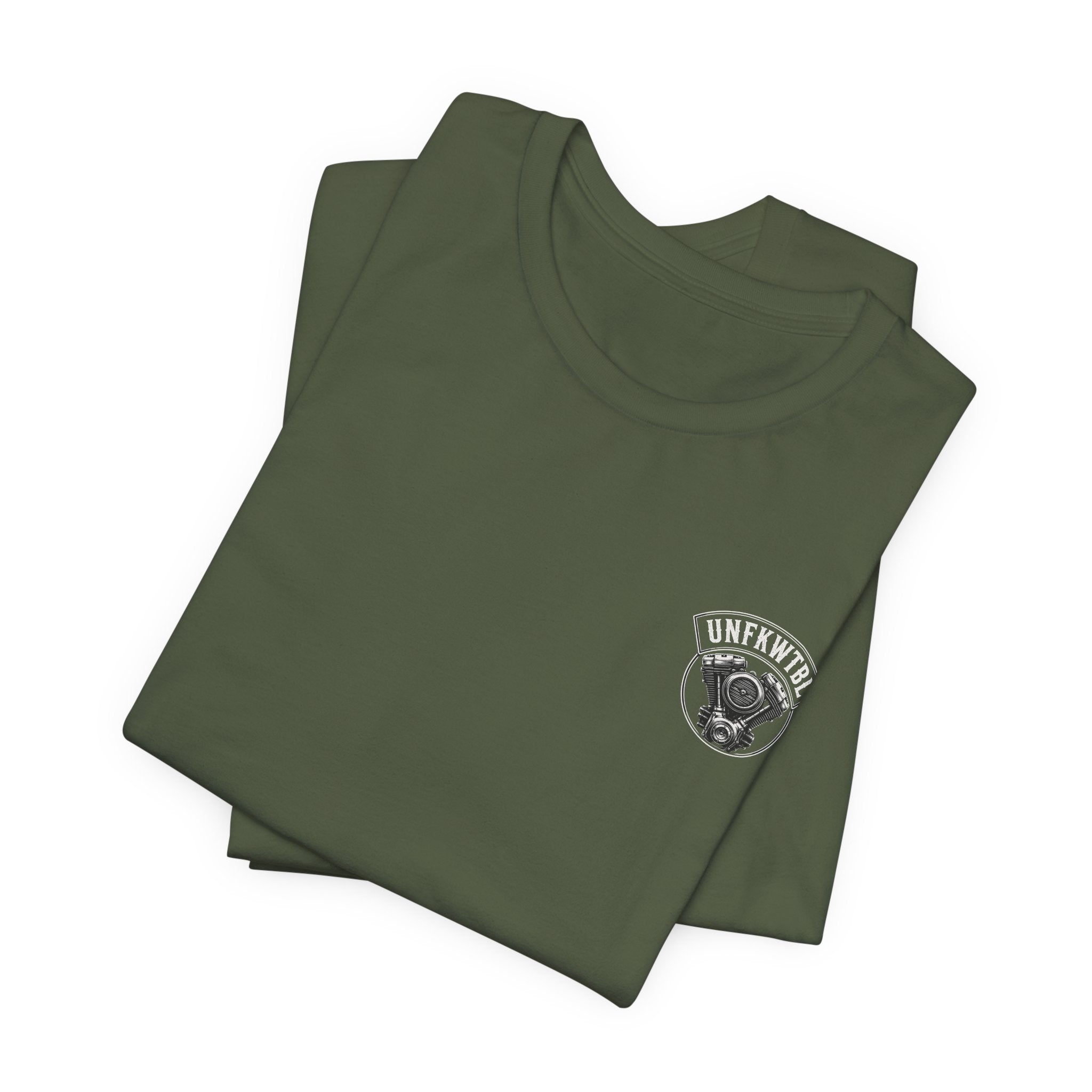 Skull Rider Tee — "UNFKWTBL" Speak Soft Ride Loud Motorcycle T‑Shirt