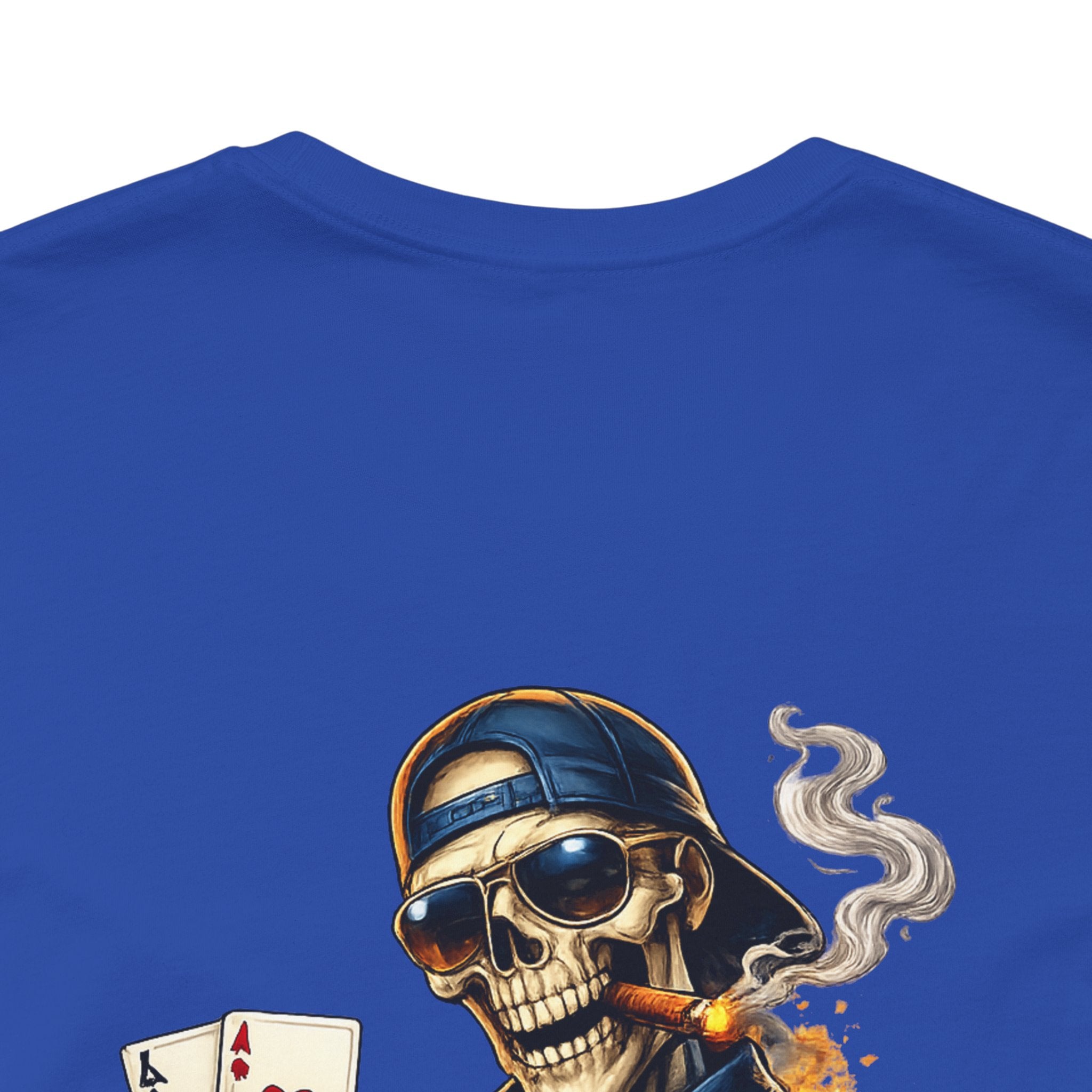 Poker Skeleton Tee — 'Ace' Skull Gambler Graphic T-Shirt