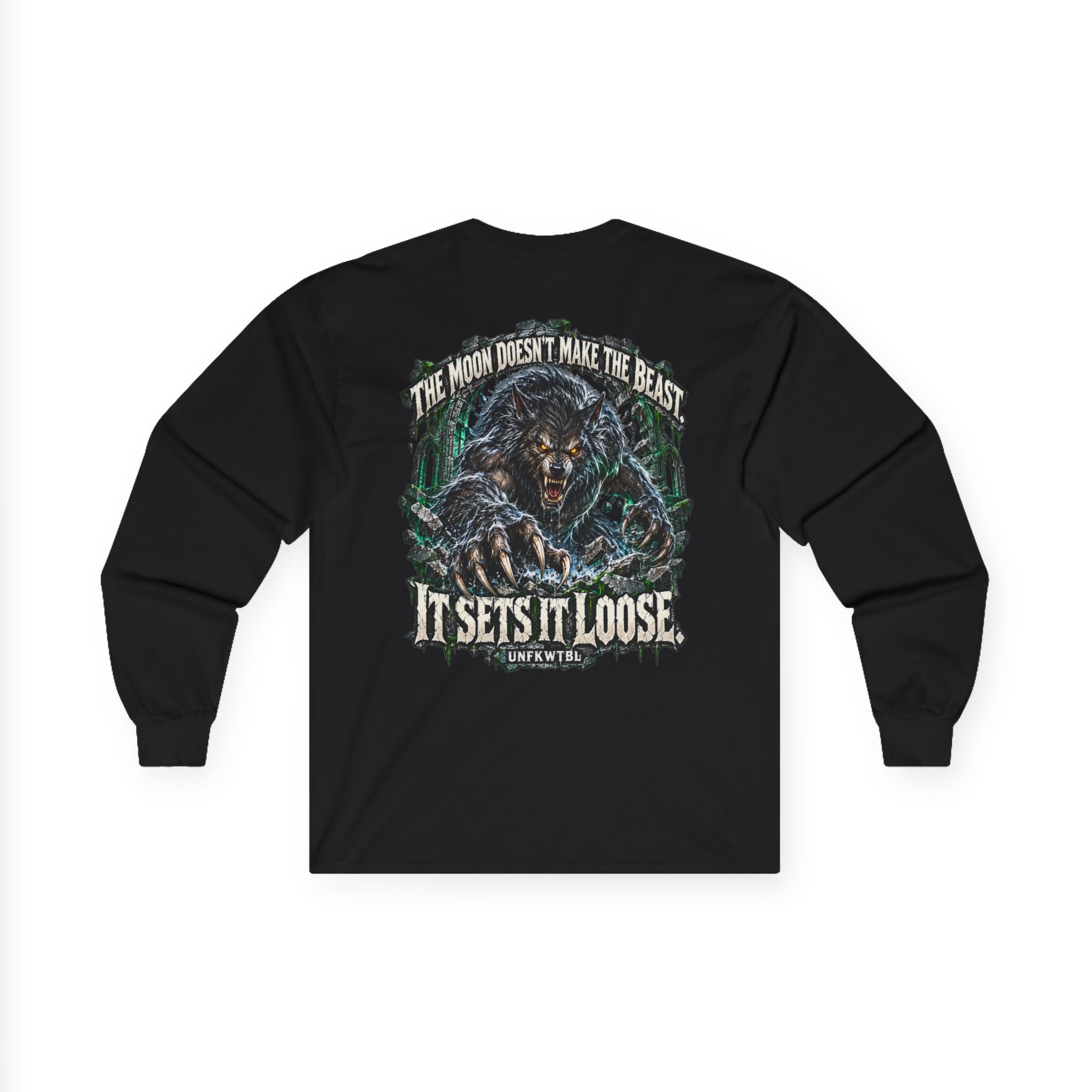 Wolf Moon Long Sleeve Tee — “It Sets It Loose”