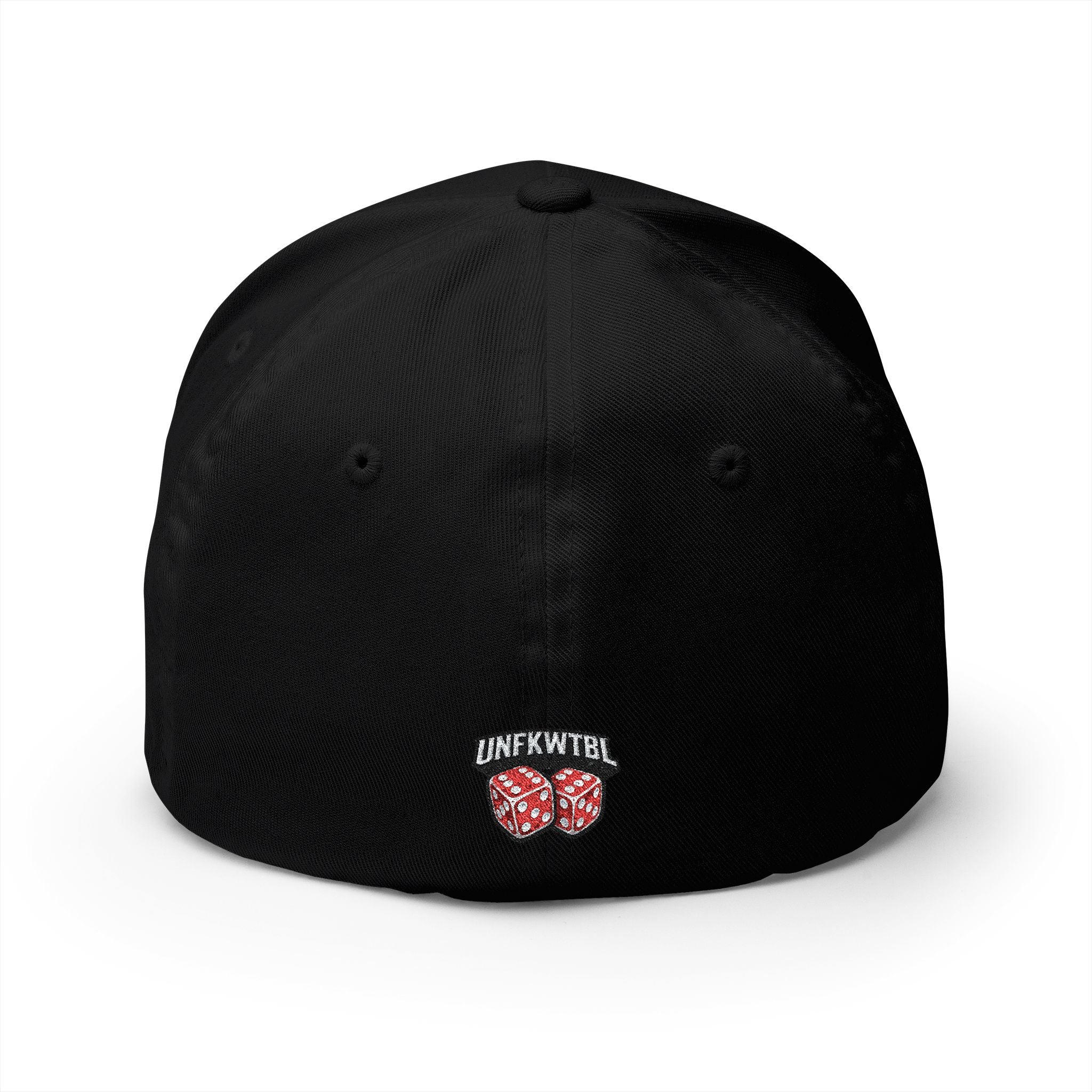 Punk Vibes Embroidered Cap — Skull & Dice Rocker Hat