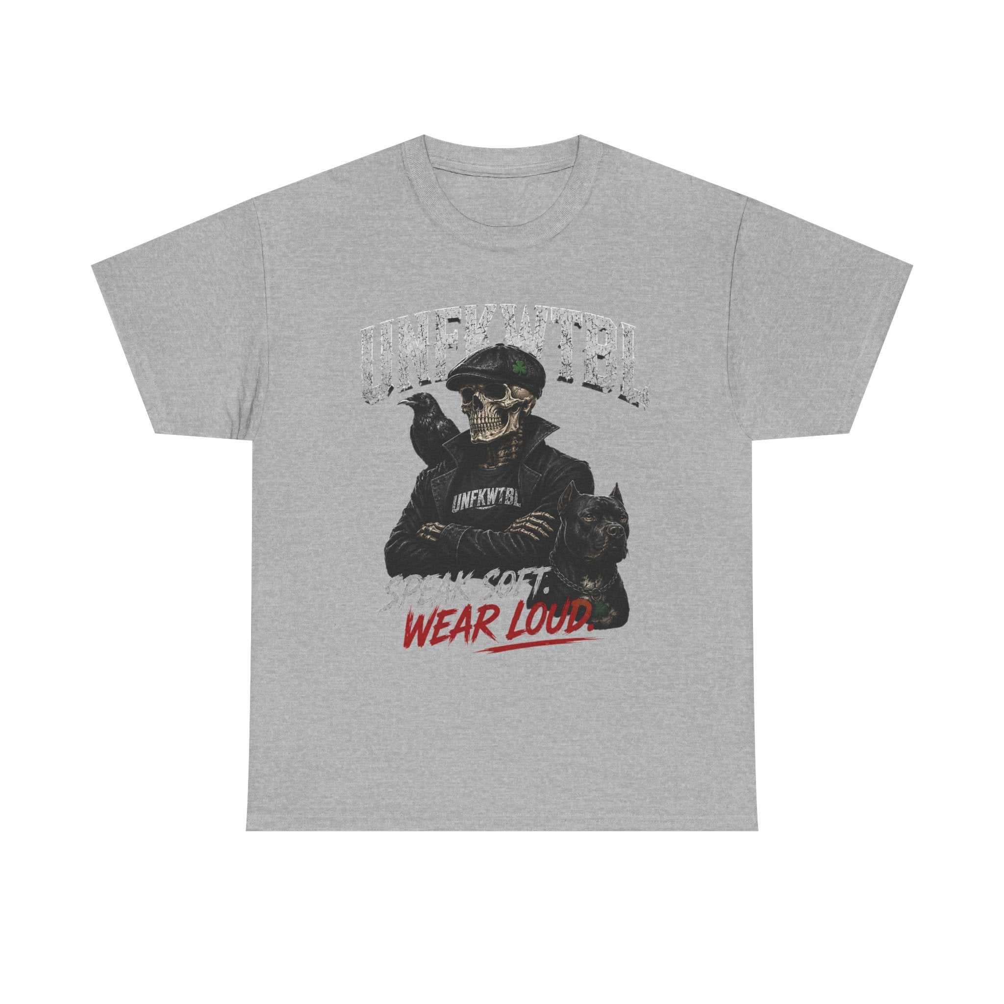 Skull Ranger Tee — “Speak Soft, Wear Loud” Graphic T‑Shirt