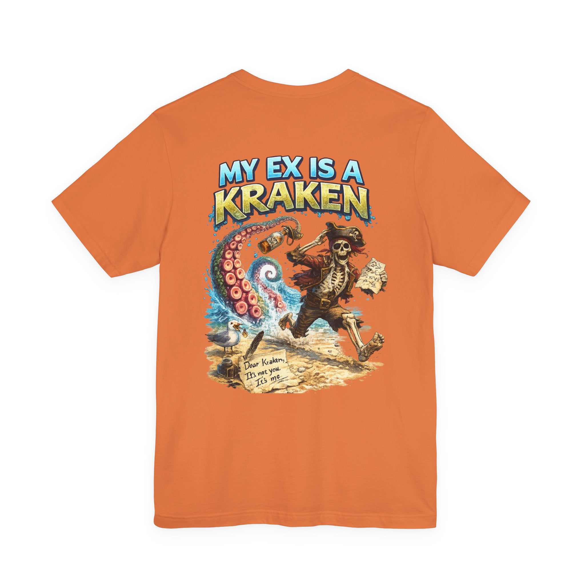 My Ex Is A Kraken Pirate T-Shirt — Funny Nautical Graphic Tee