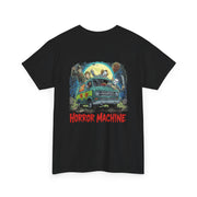 Horror Machine Unisex Heavy Cotton Tee, Graphic Tee, Casual Wear, Halloween Shirt, Horror Lovers Gift, Edgy Streetwear