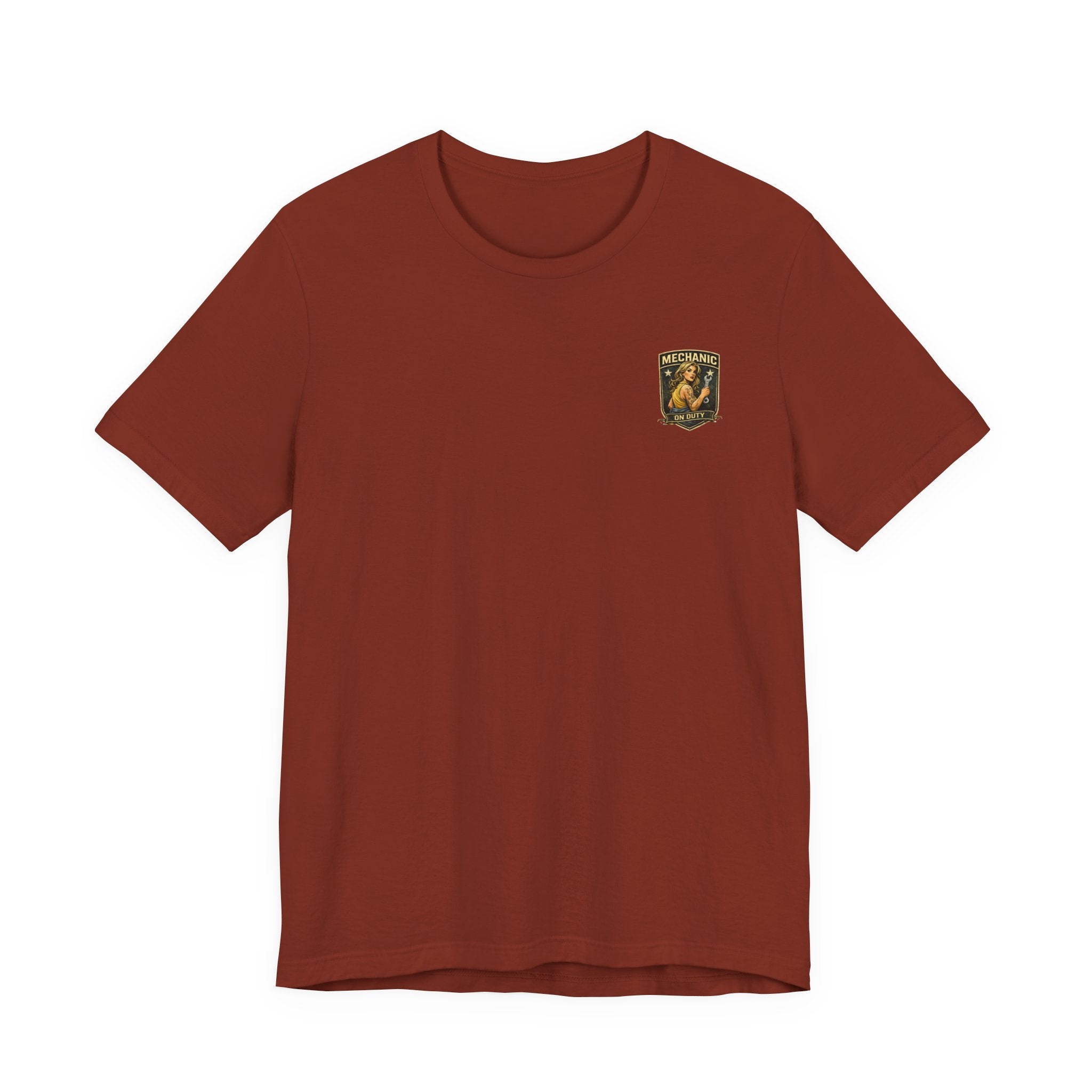 Mechanic On Duty Motorcycle Tee — Pinup Garage Vintage T-Shirt
