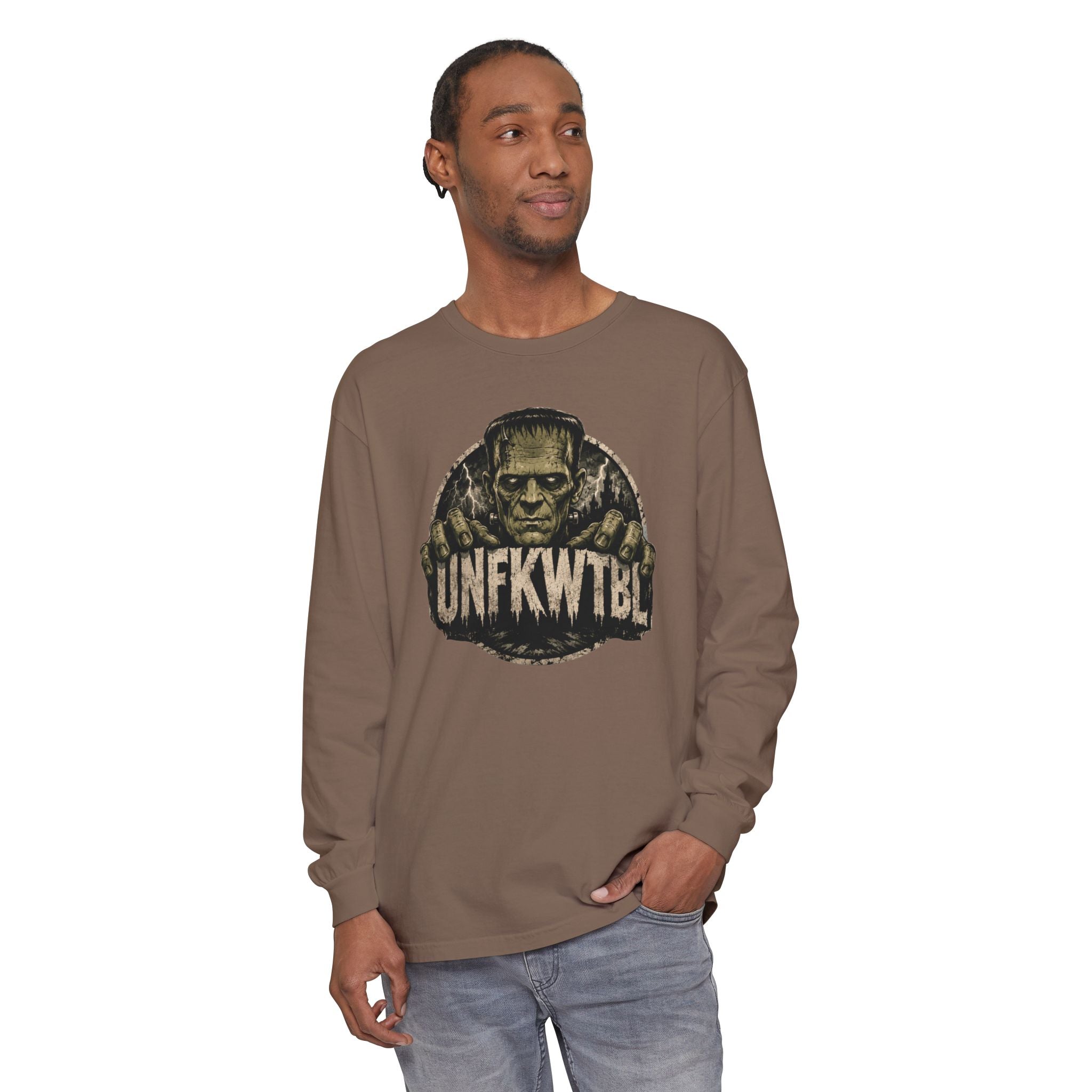 Frankenstein "UNFKWTBL" Graphic Long Sleeve Tee