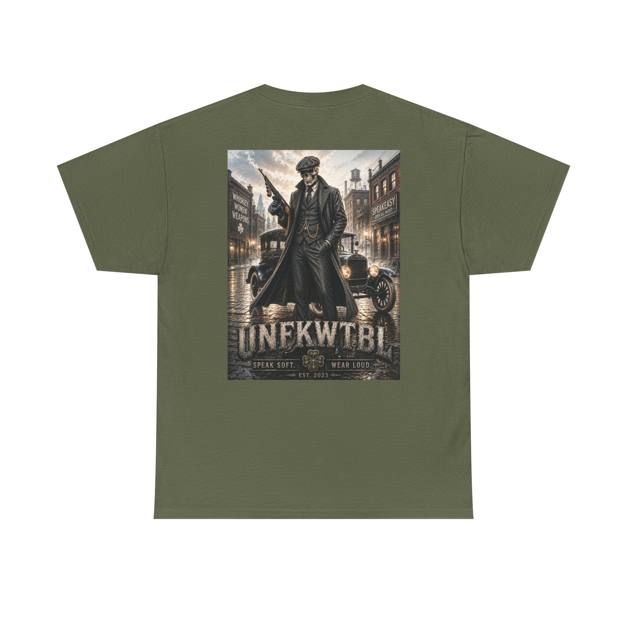 Peaky Blinders-Inspired Graphic Tee — Vintage Gangster Poster Design