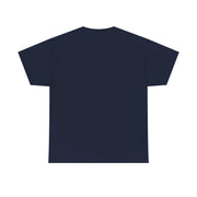 Navy blue Zombie Baseball Tee with Yankees vintage design, 100% cotton, classic fit, shoulder tape and ribbed collar for comfort and durability.